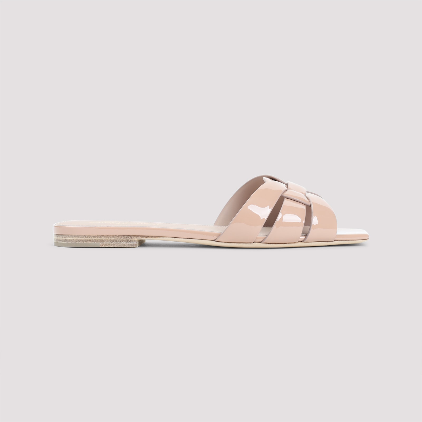 Saint Laurent Comfortable Calf Leather Sandals In Multi