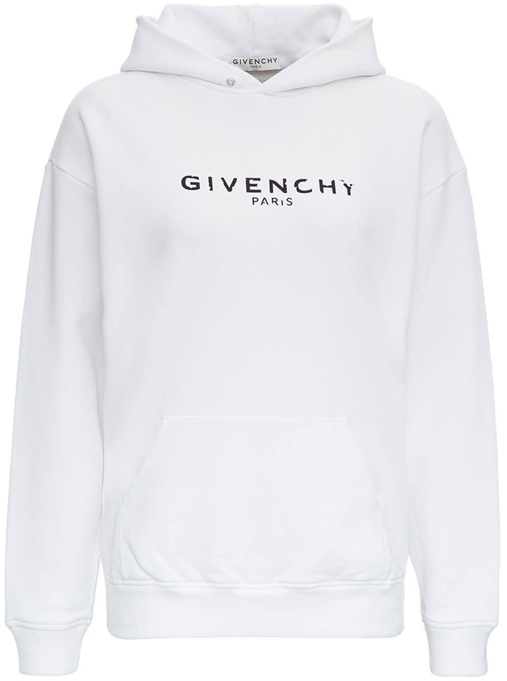 Givenchy Cotton Hoodie With Logo Print