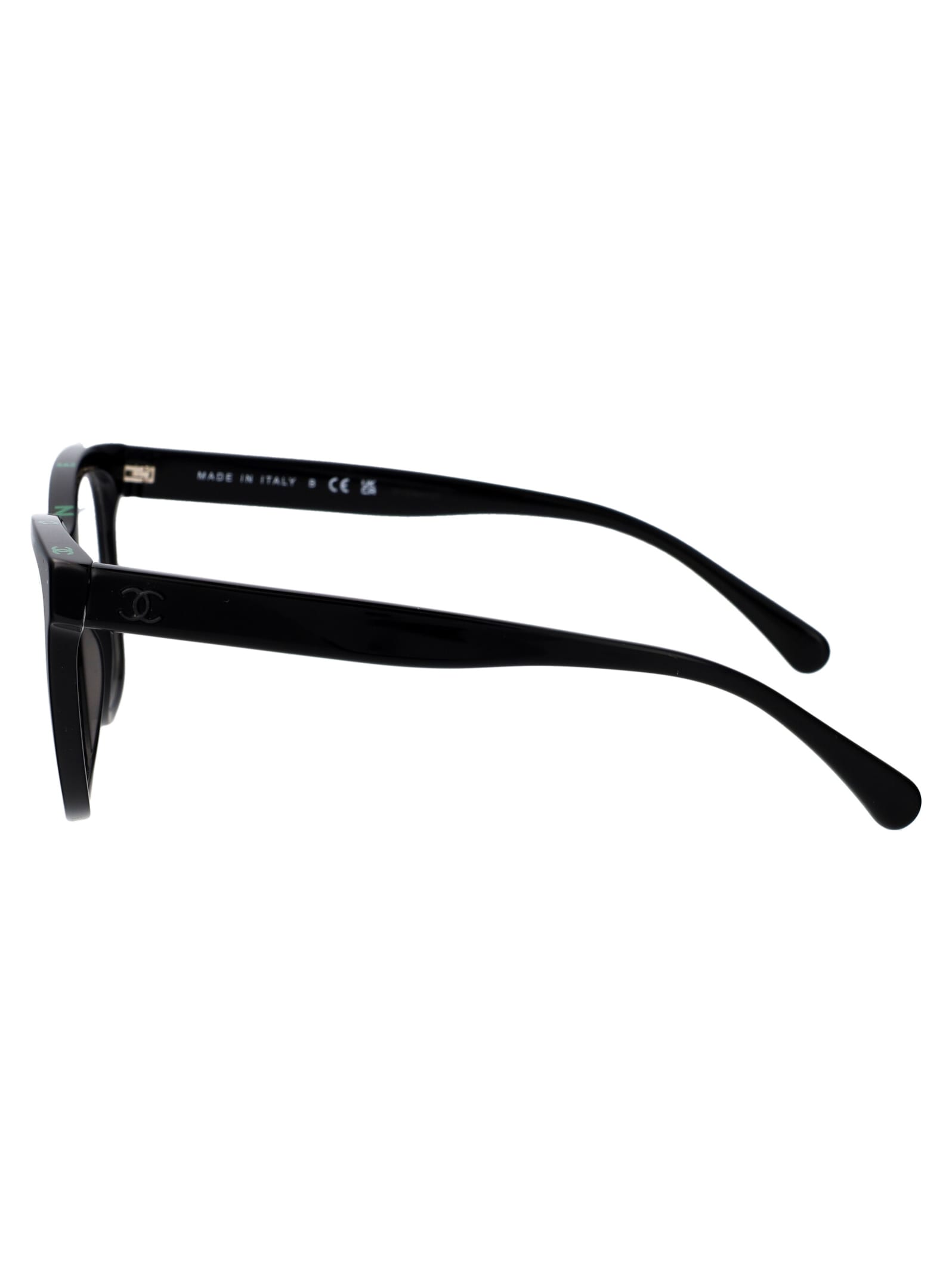 Pre-owned Chanel 0ch3392 Glasses In 1710 Black