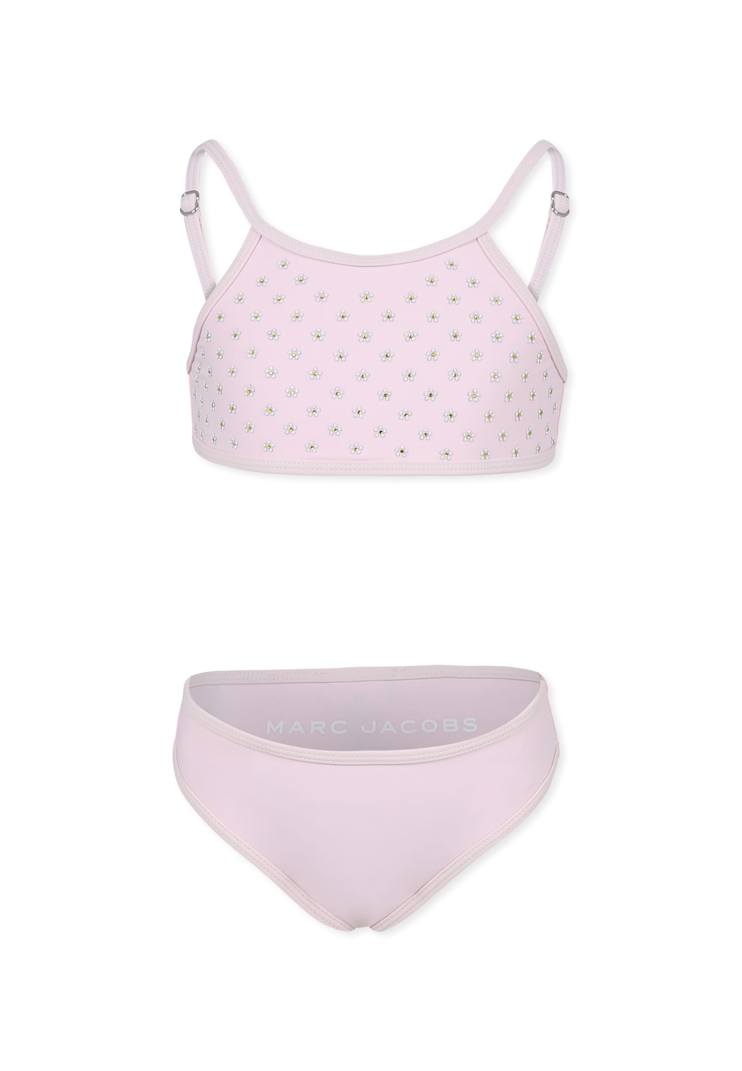 Marc Jacobs Pink Bikini For Girl With Flowers In Pink