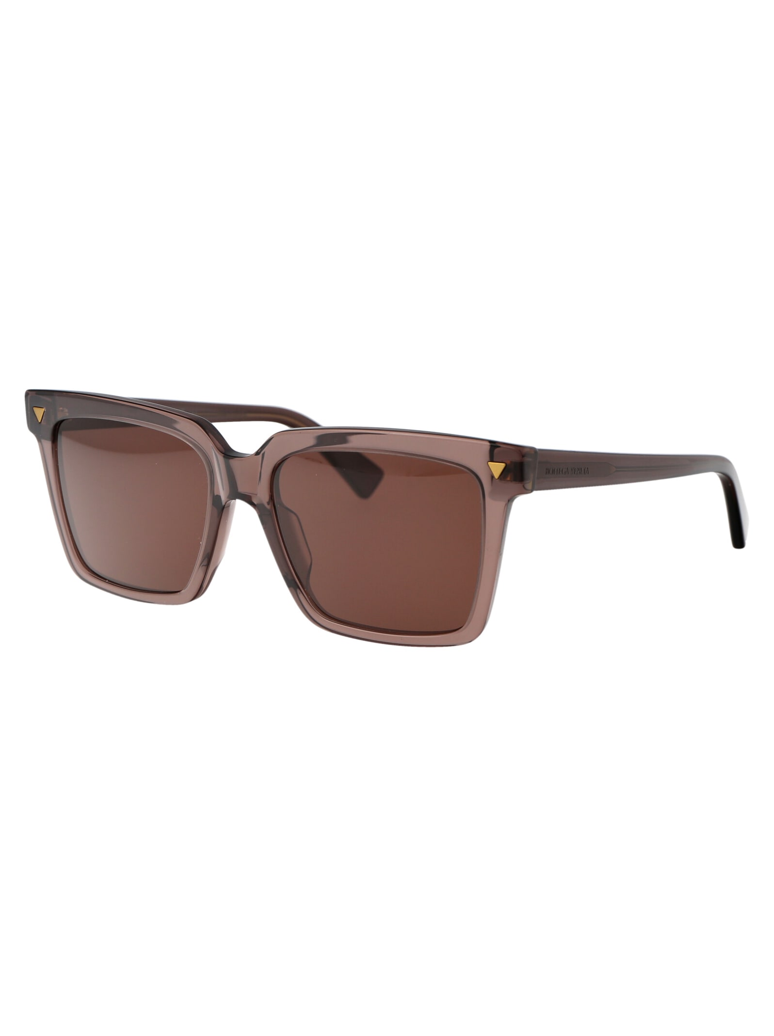 Shop Bottega Veneta Bv1254s Sunglasses In 003 Brown Brown Red