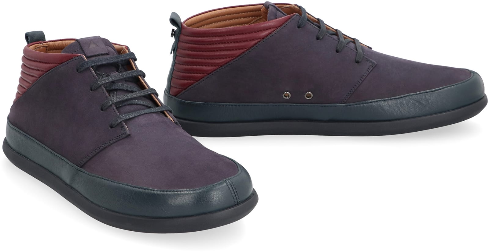 Shop Volta Sued Desert Boots In Purple