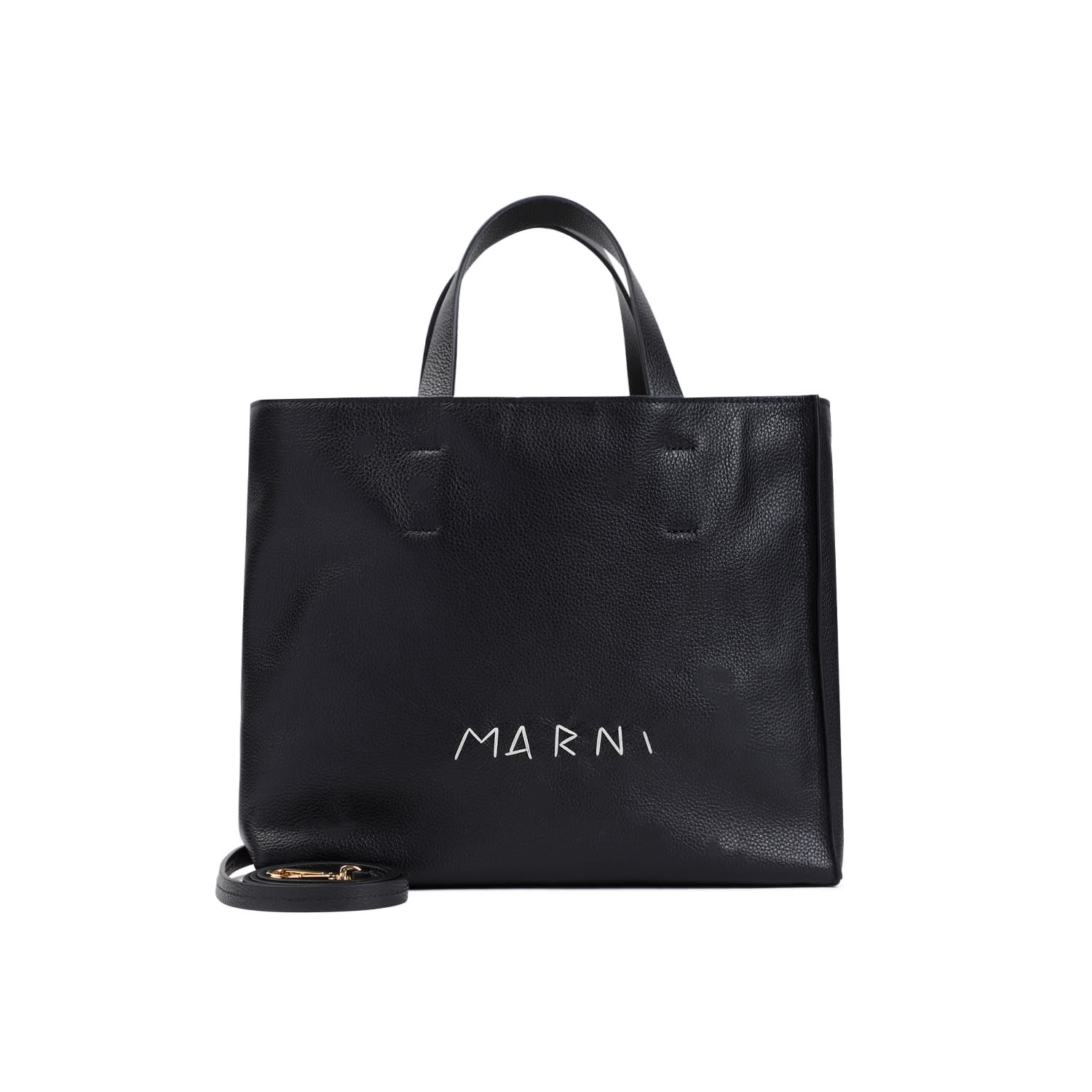 Marni Museo Soft Tote Bag In Black