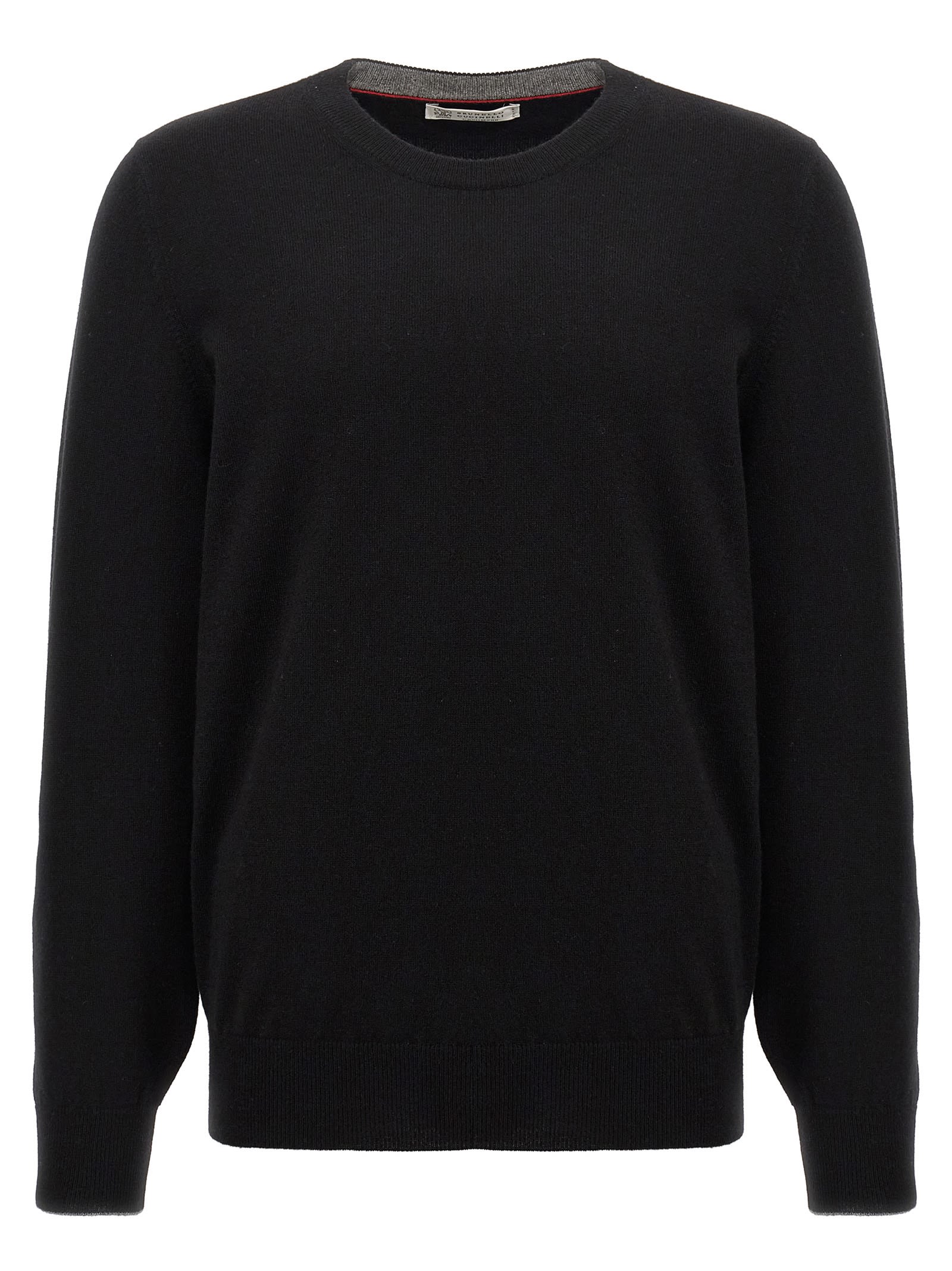 Shop Brunello Cucinelli Cashmere Sweater In Black