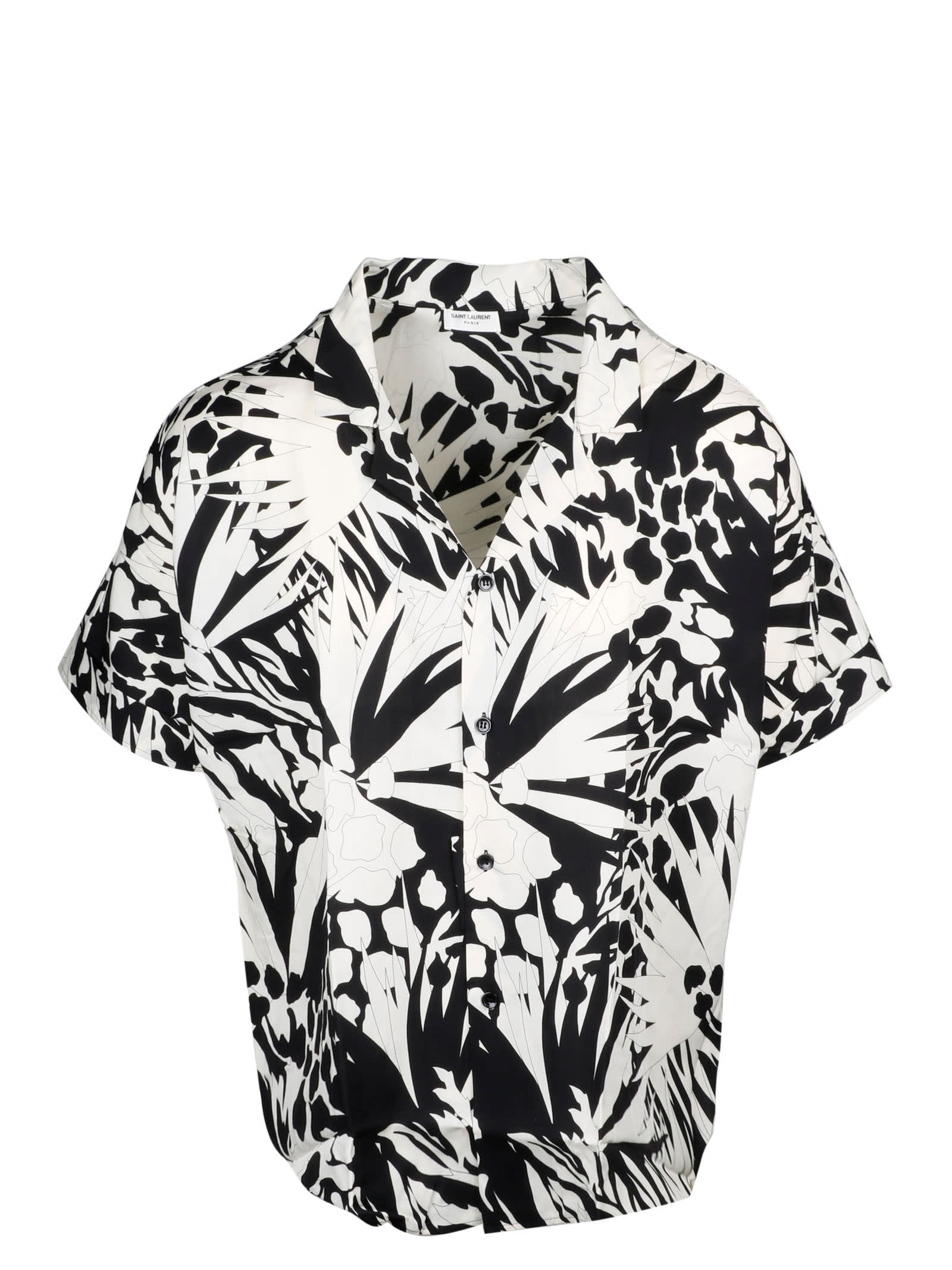 SAINT LAURENT JUNGLE PRINT SHIRT,11275479