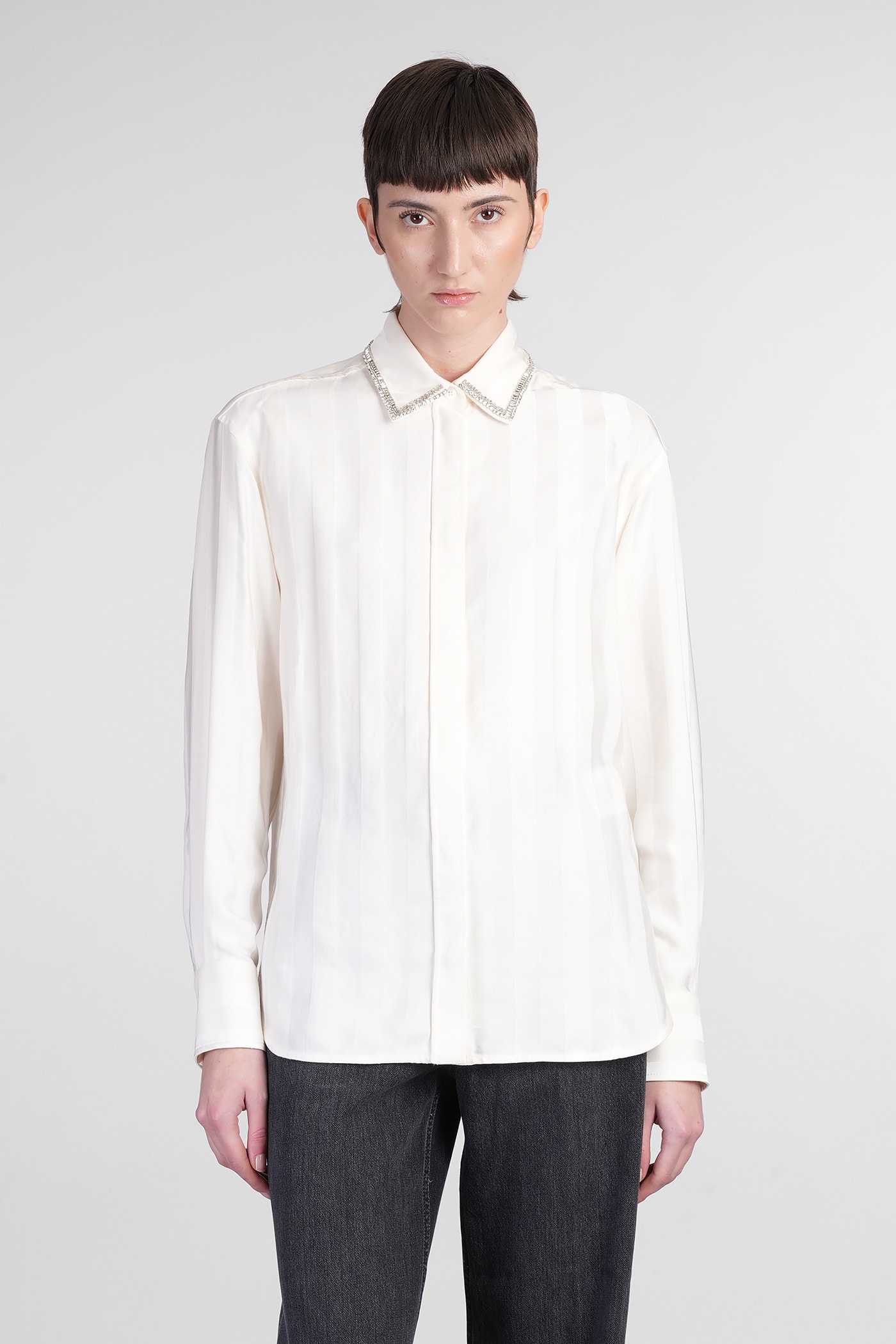 Marysole Shirt In Beige Viscose