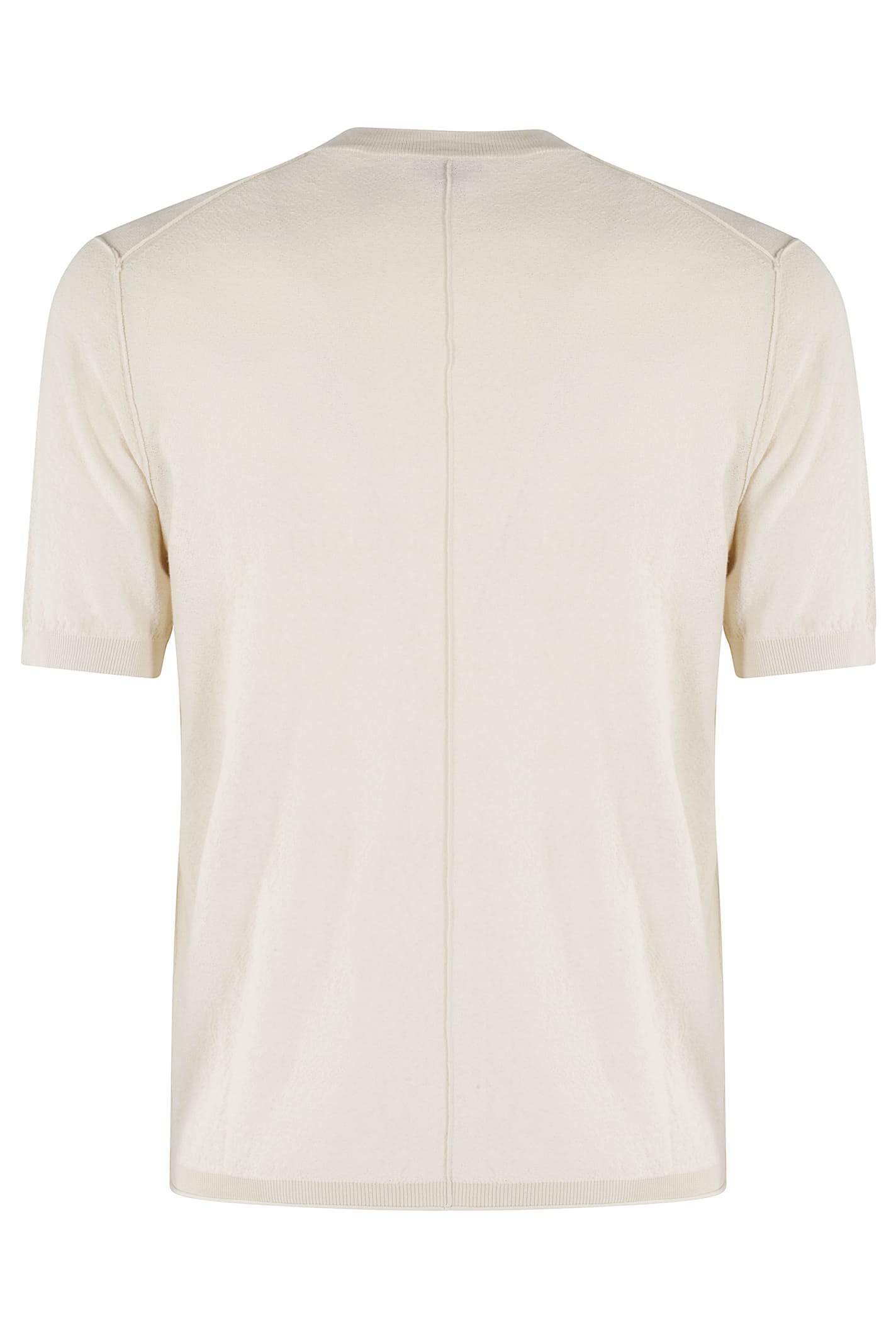 Shop Paolo Pecora Maglia Girocollo In Panna