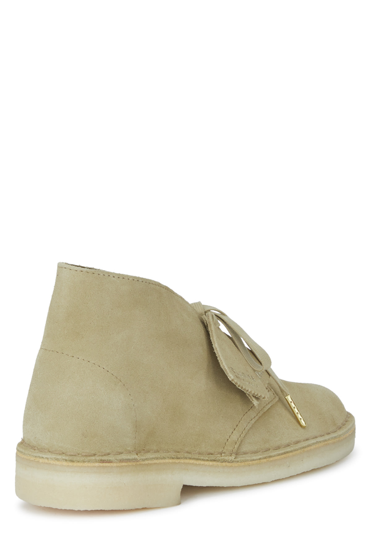 Clarks Lace-up Desert Boot Loafers In Maple Leather In Maple Suede