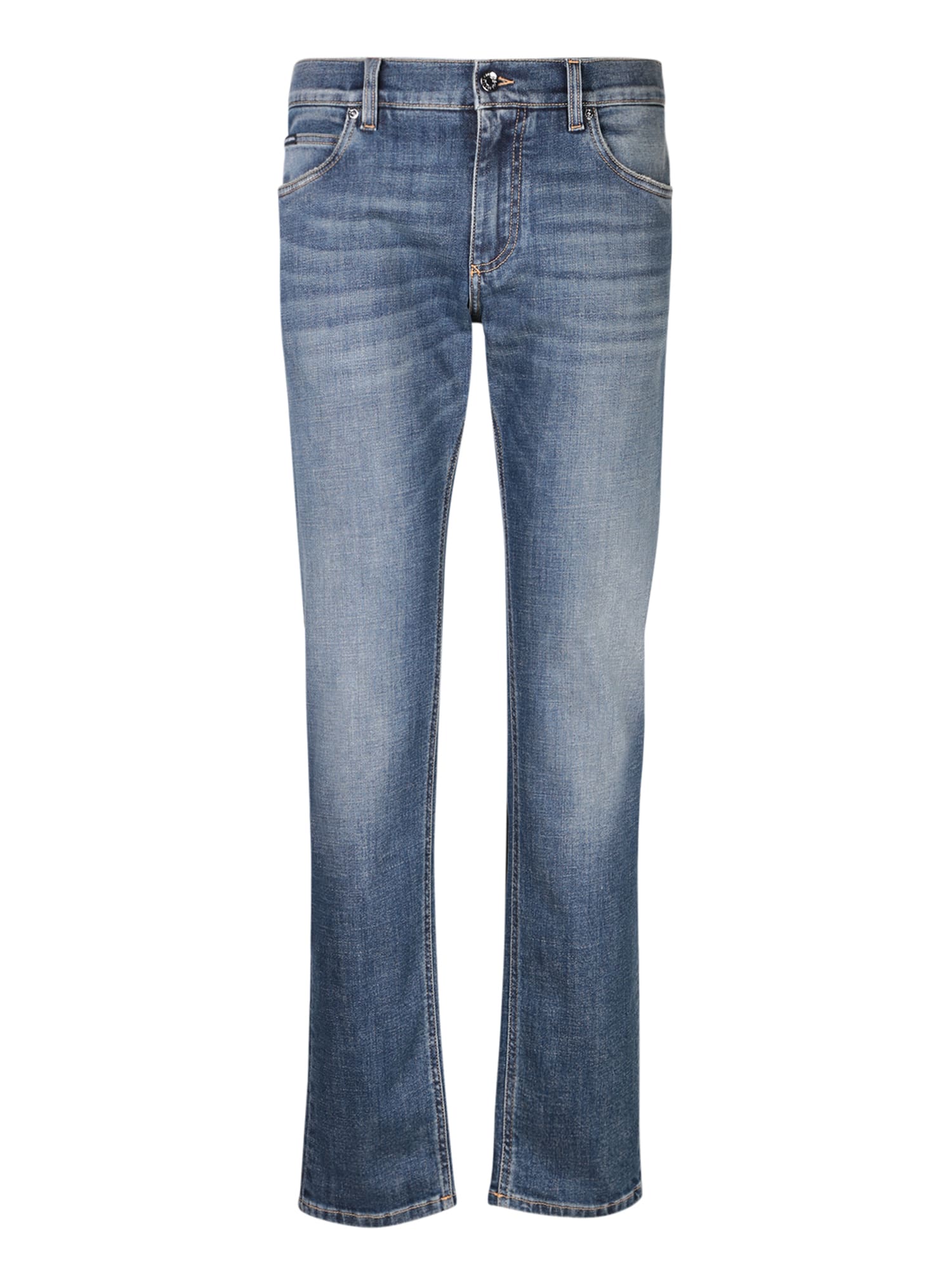 Shop Dolce & Gabbana Slim Fit Blue Jeans