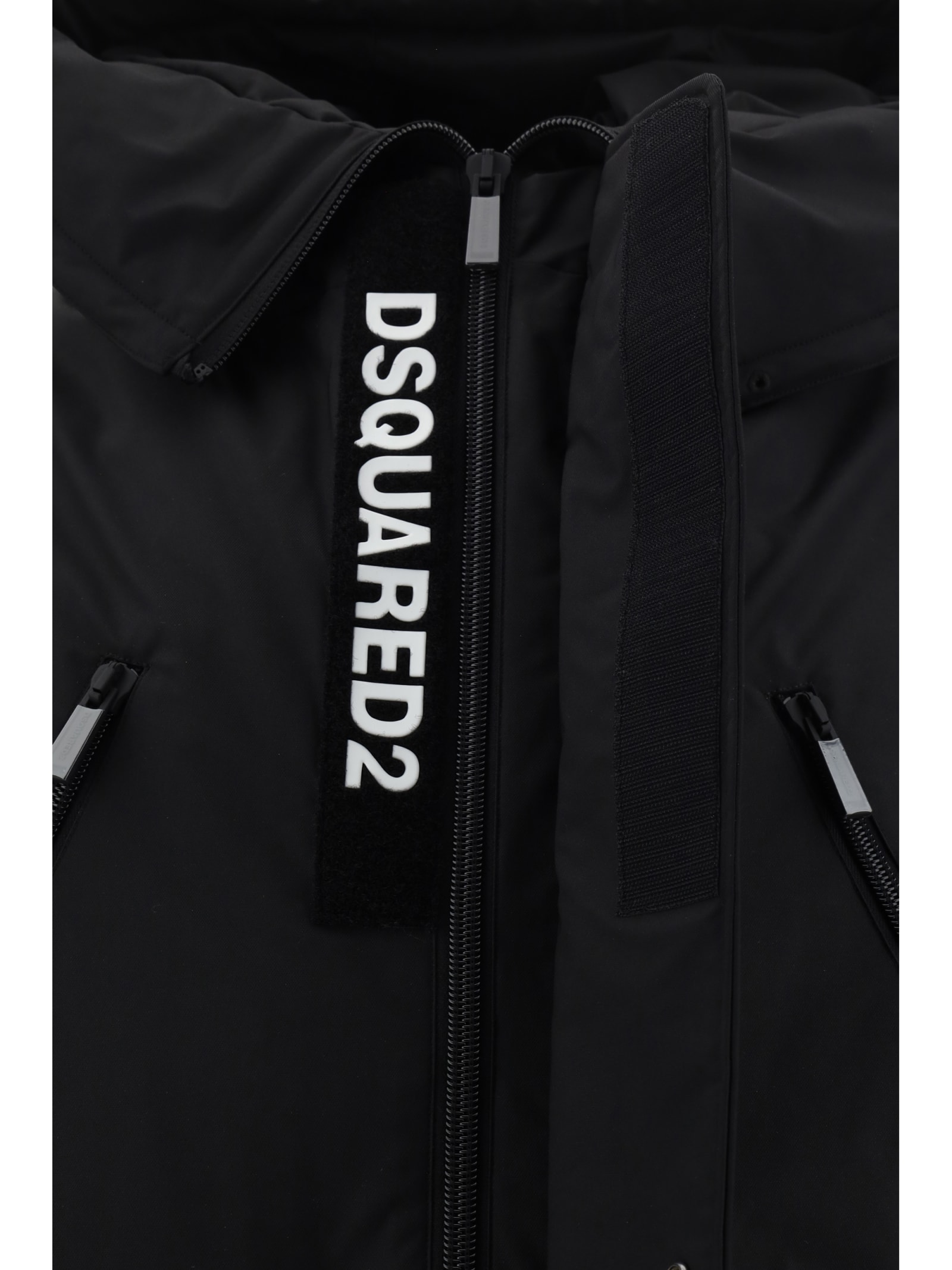 Shop Dsquared2 Parka Jacket In Black