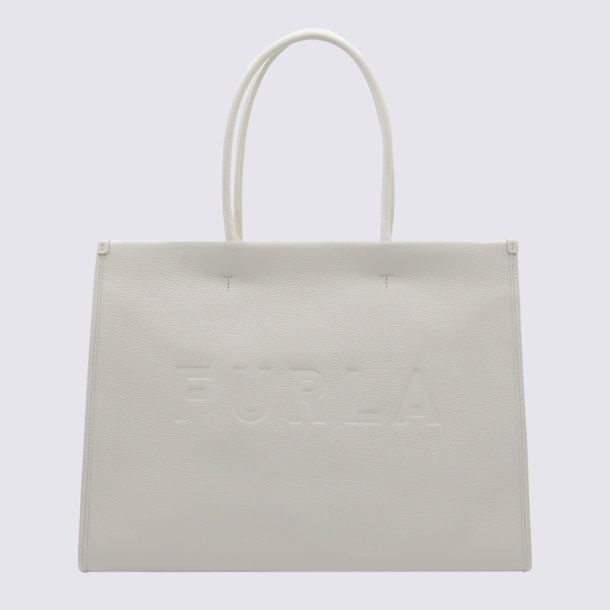 Shop Furla Marshmallow Leather Opportunity Tote Bag