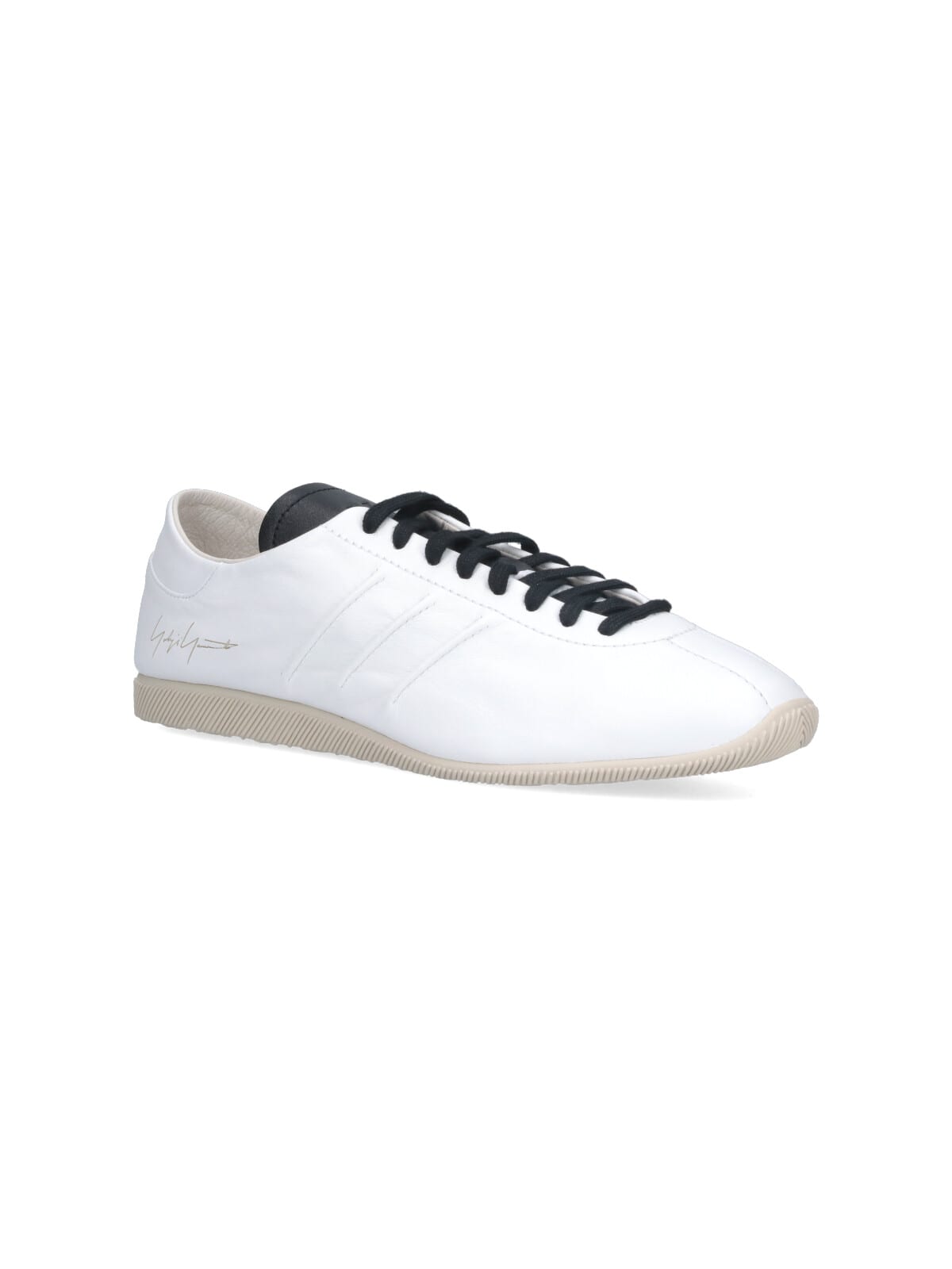 Shop Y-3 Japan Sneakers In Corewhiteblacktalc