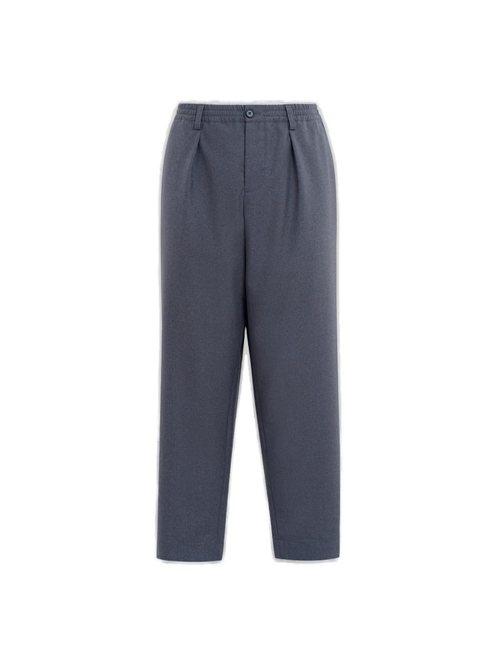 Straight-leg Cropped Trousers