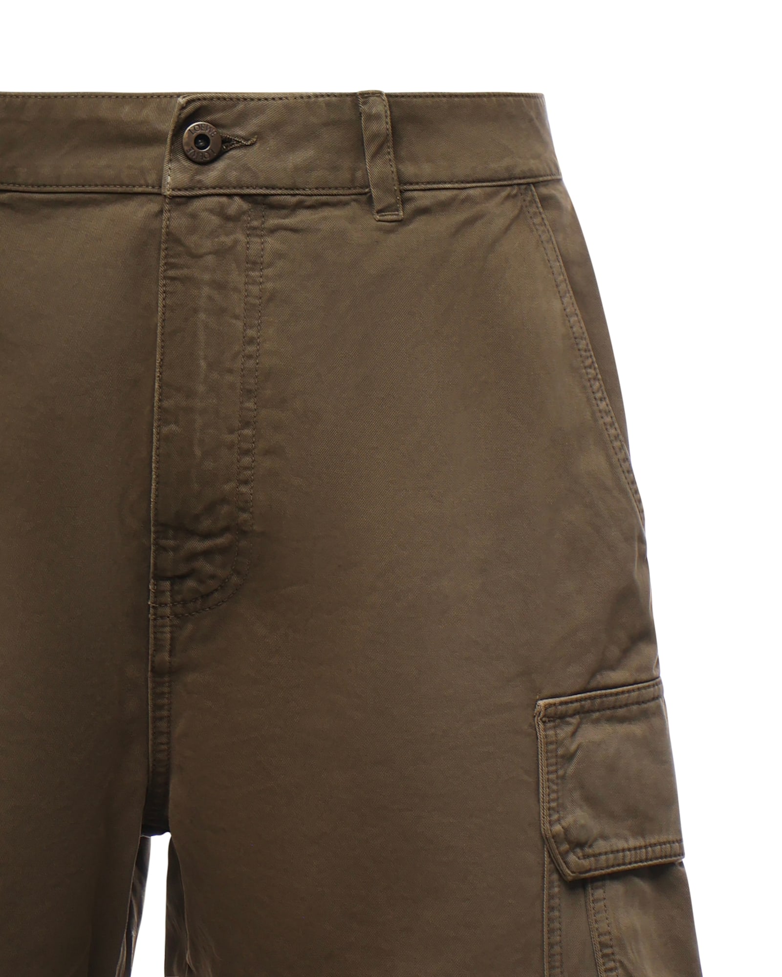 Loewe Cargo Bermuda Shorts In Brown