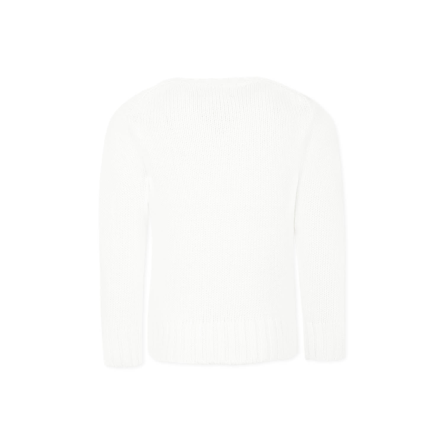 Polo Ralph Lauren Ivory Sweater For Boy In Ivory