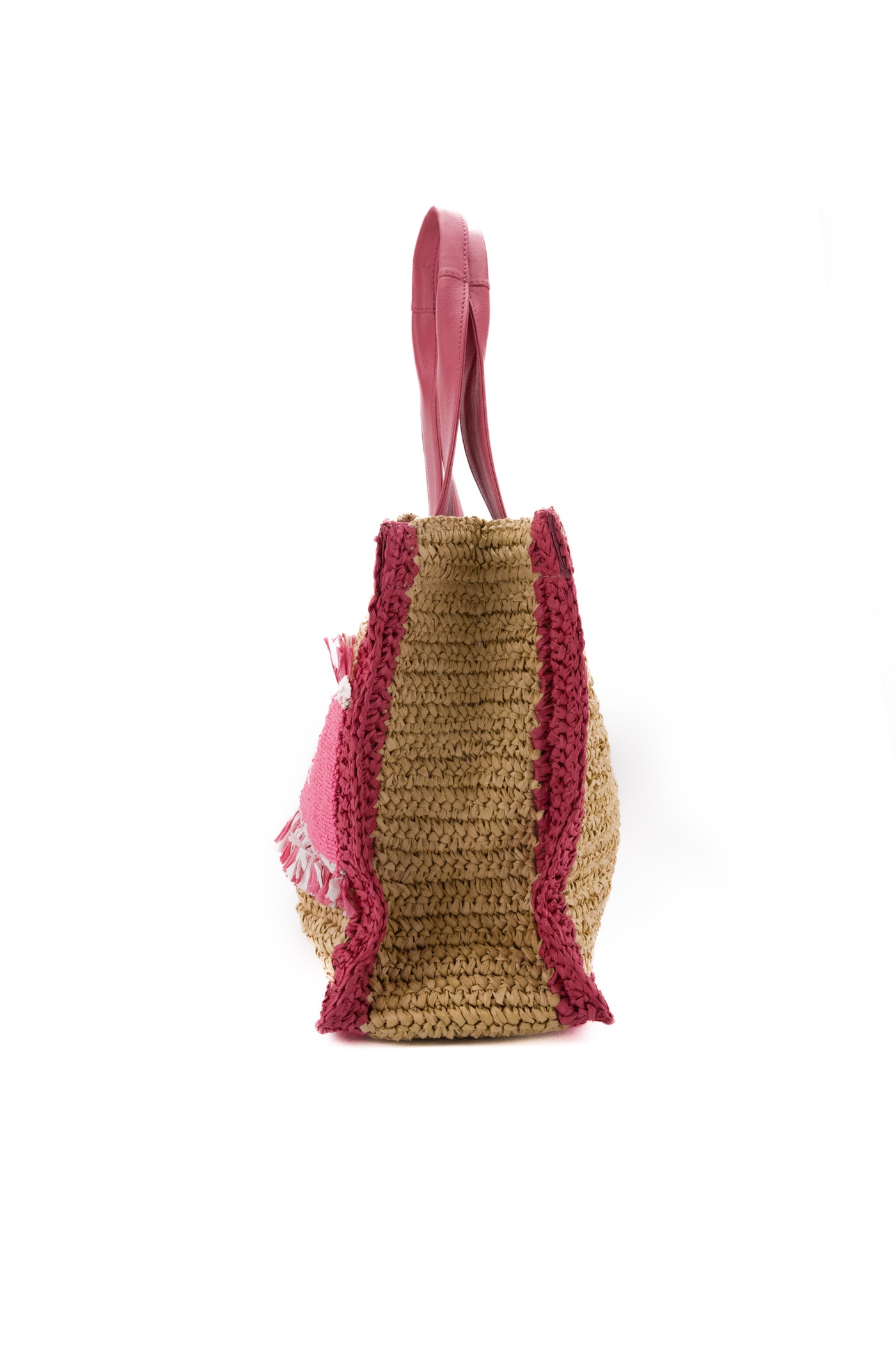 Shop De Siena Pink Saint Tropez Bag In Natural Pink