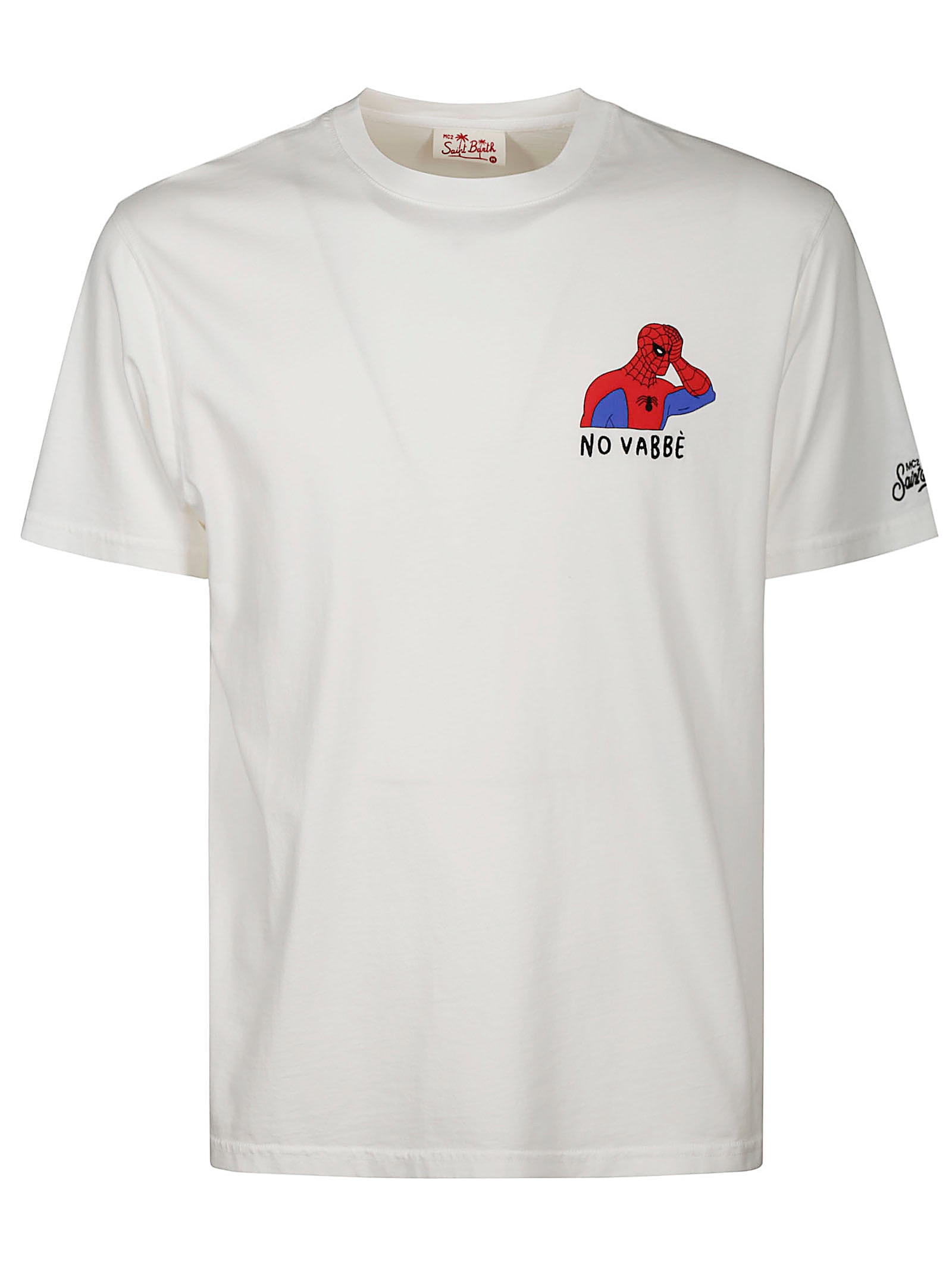 Mc2 Saint Barth Tshirt Man In White