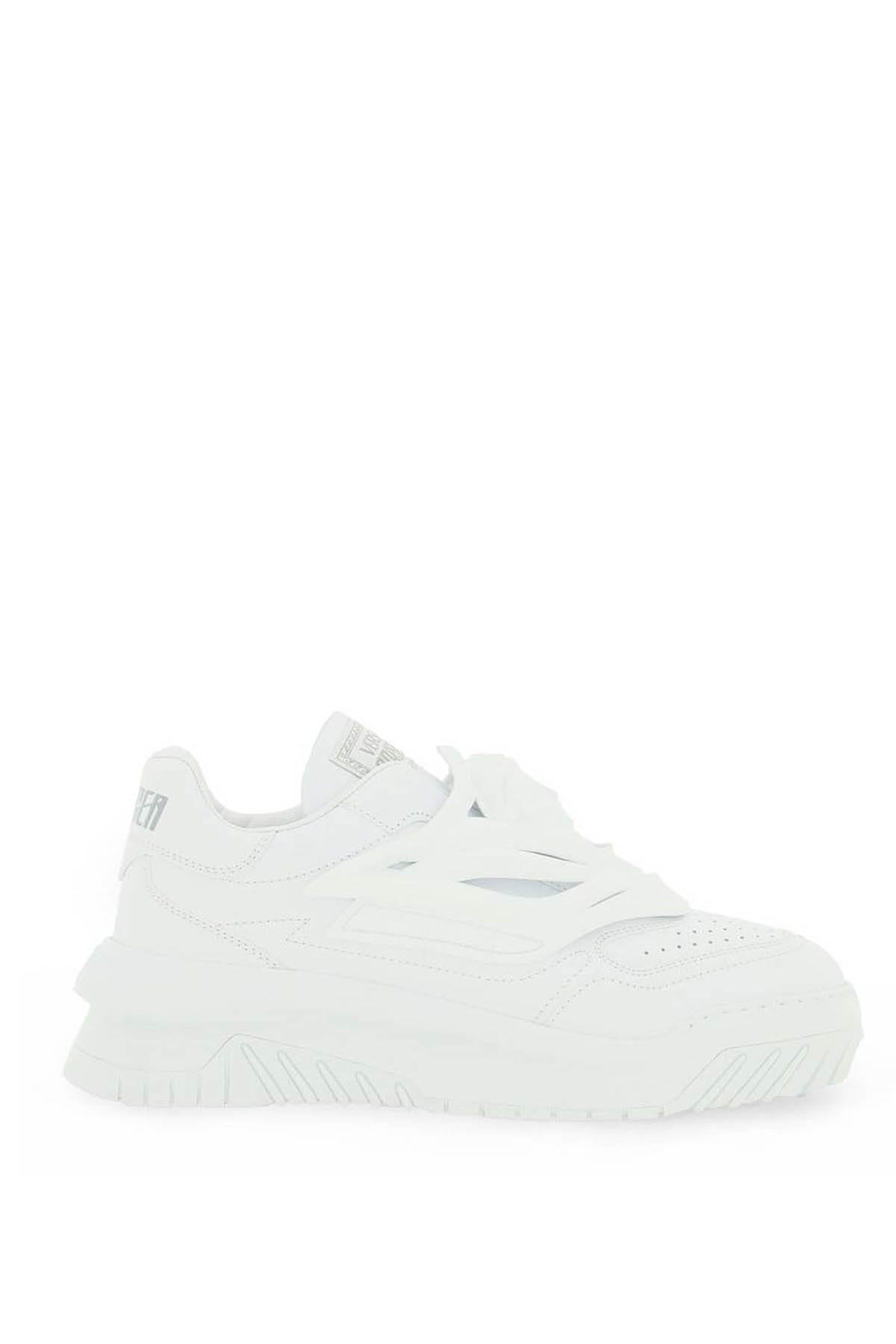 Shop Versace Odissea Sneakers In White (white)