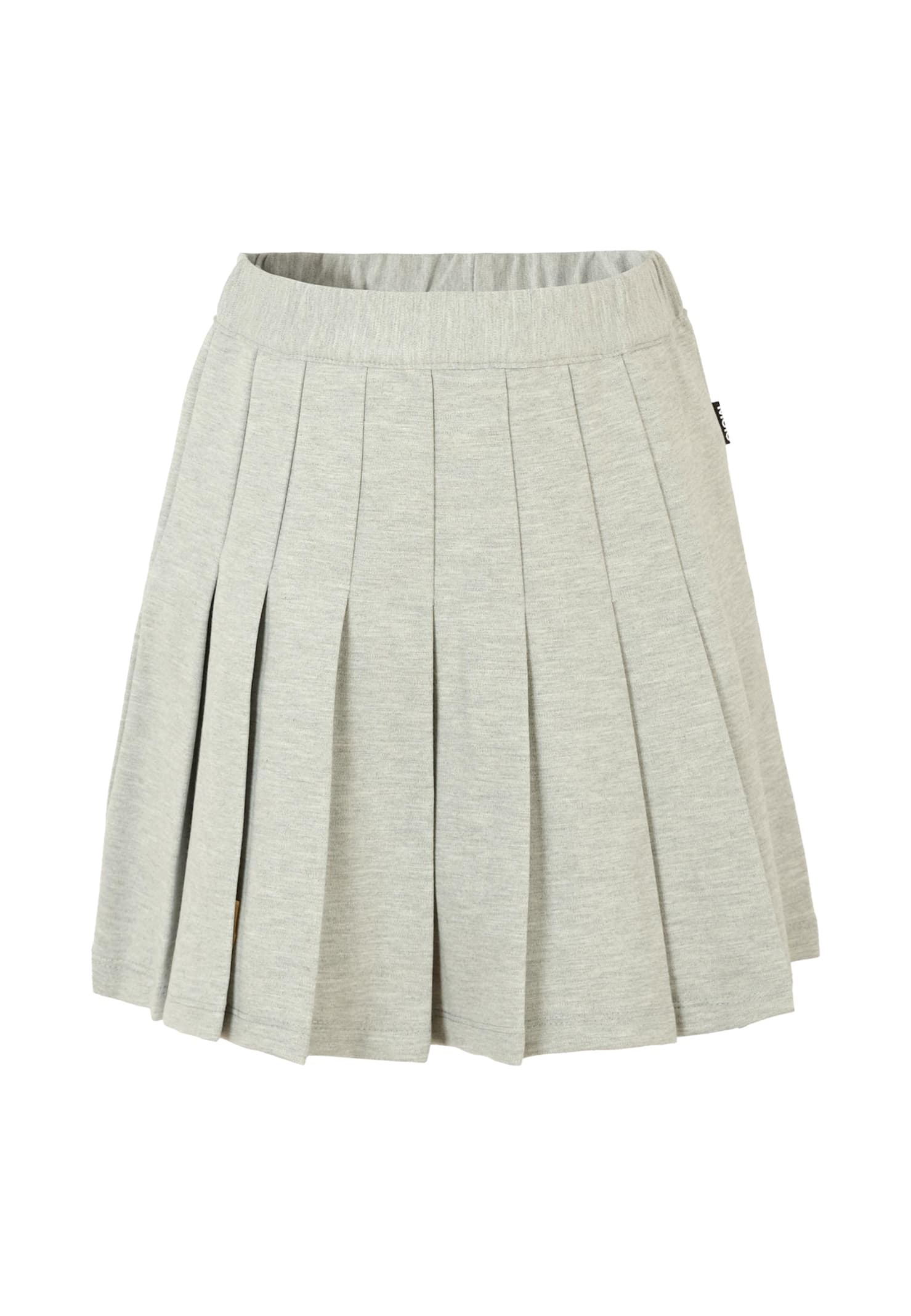 Molo Grey Skirt For Girl In Gray