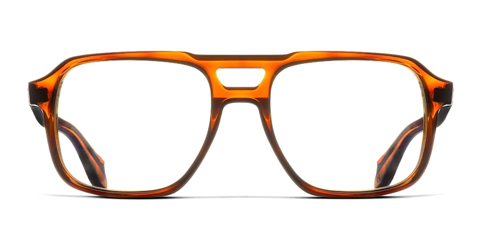 Cutler And Gross 1394 - Honey Turtle Havana Rx Glasses In Brown