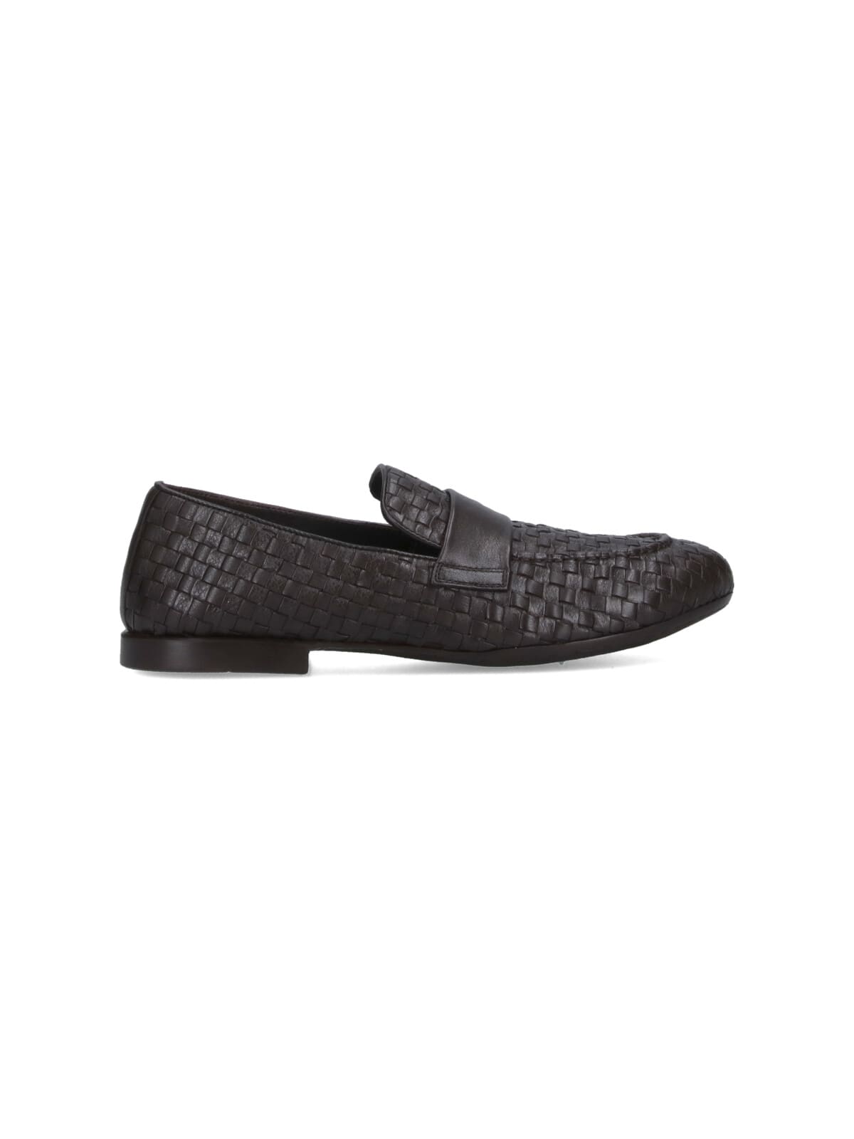 Braided Leather Loafers