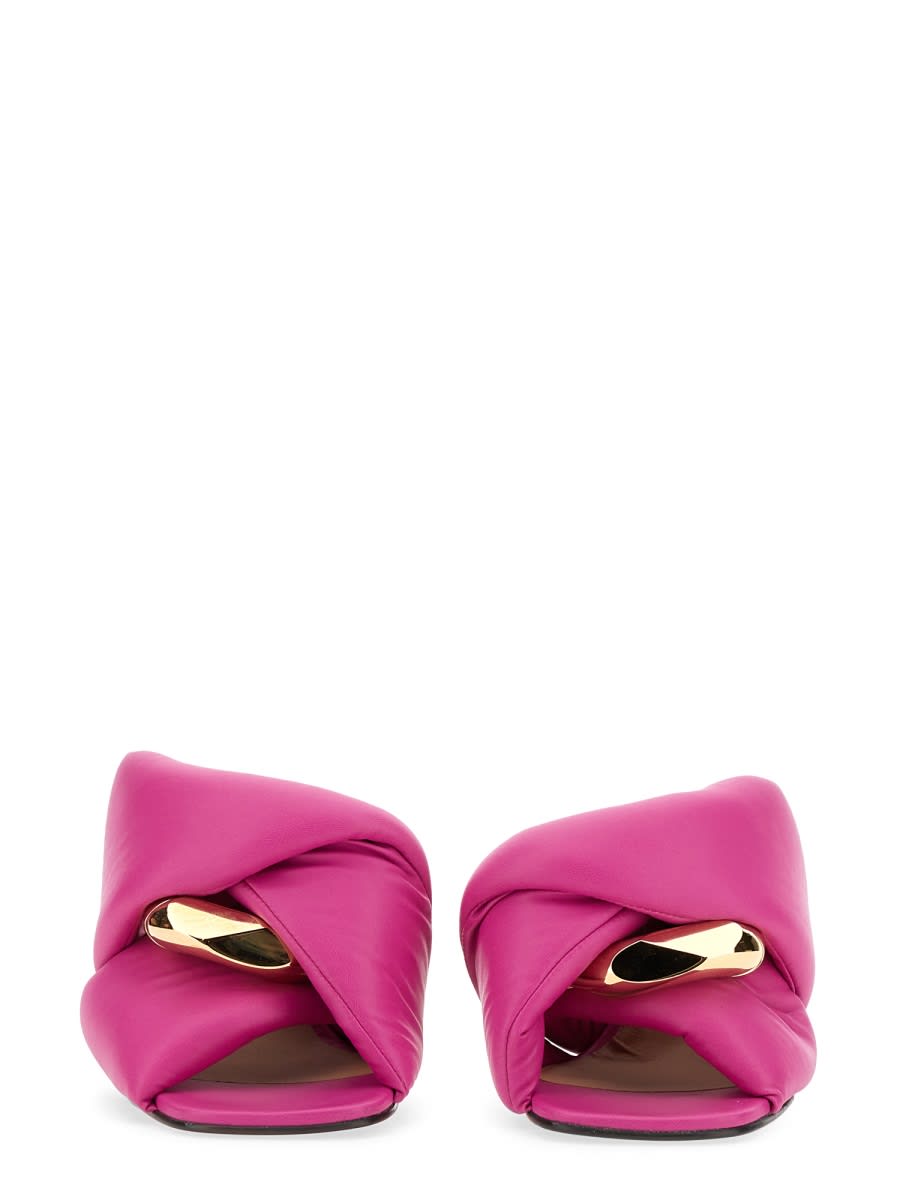 Shop Jw Anderson Sandalwood Twist In Fuchsia