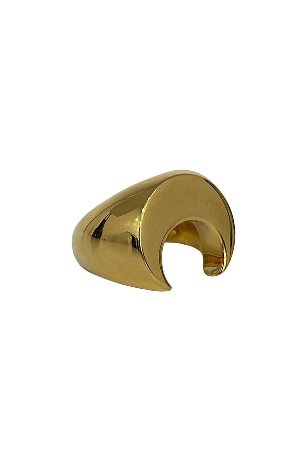 Marine Serre Moon Ring Accessories In Gold