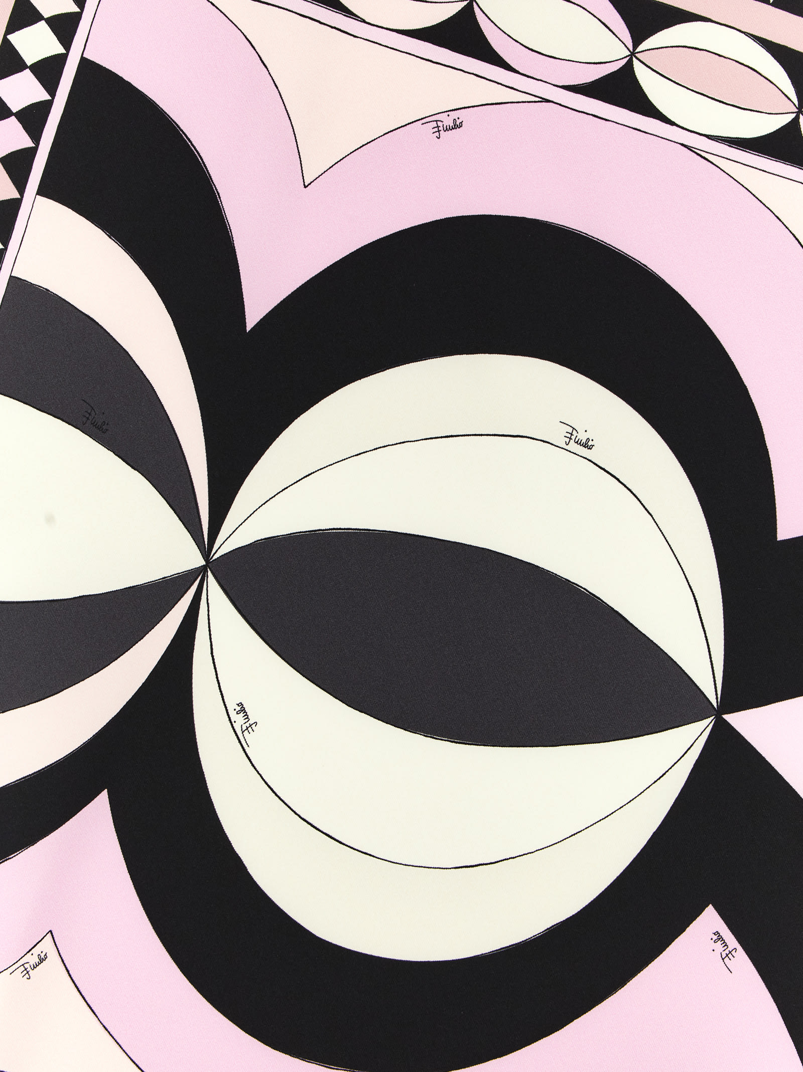 Pucci Triangle Scarf In Pink