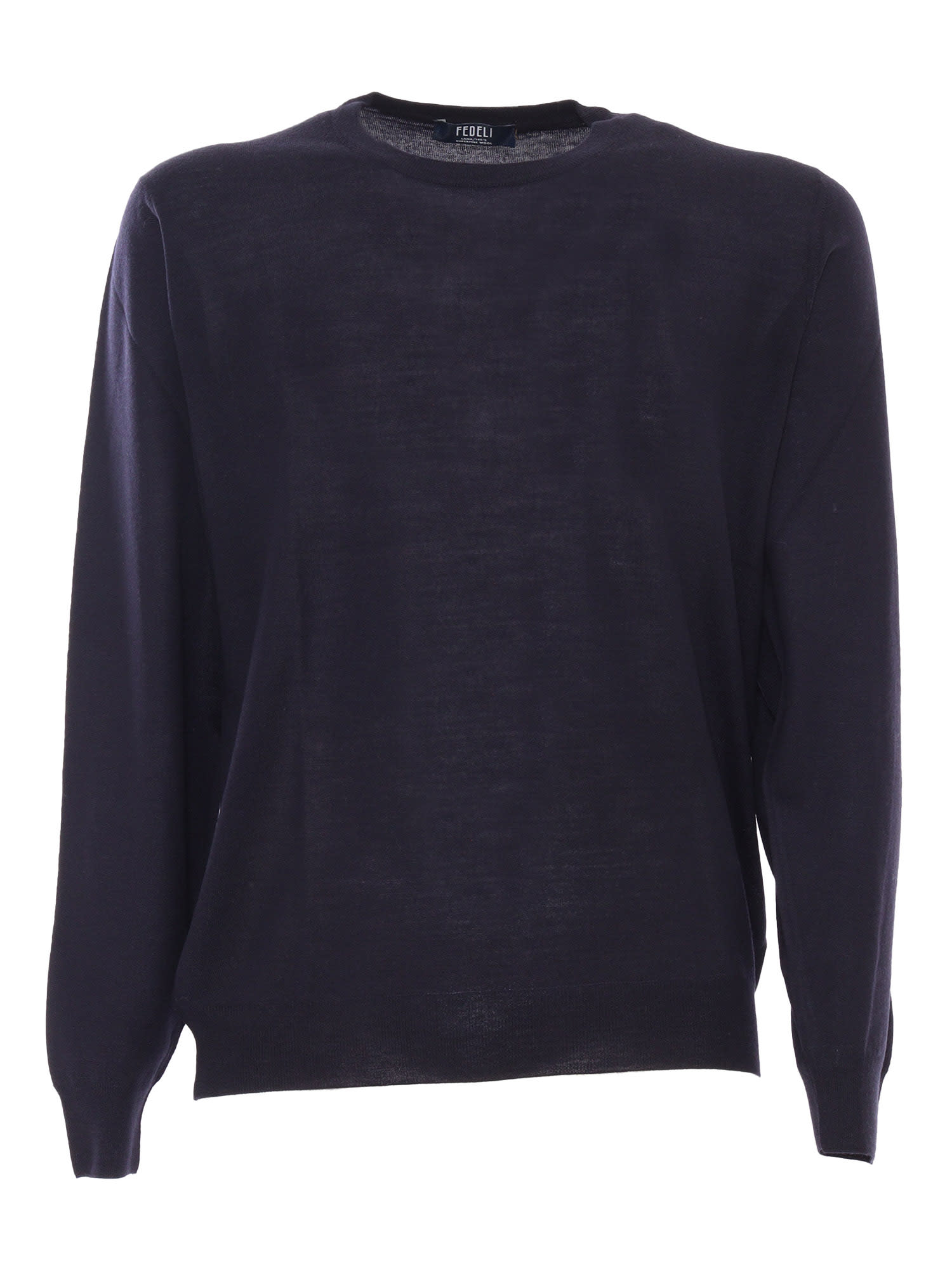 FEDELI CREW-NECK L/S KNITTED SWEATER MAN 