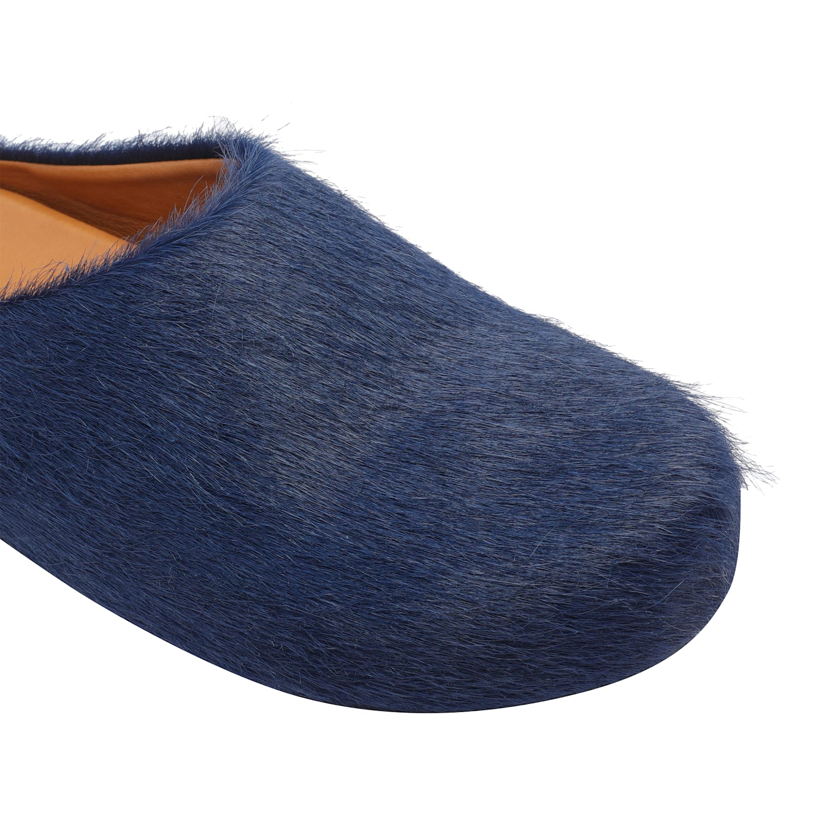 Marni Slip-on Round Toe Leather Slippers In Multi