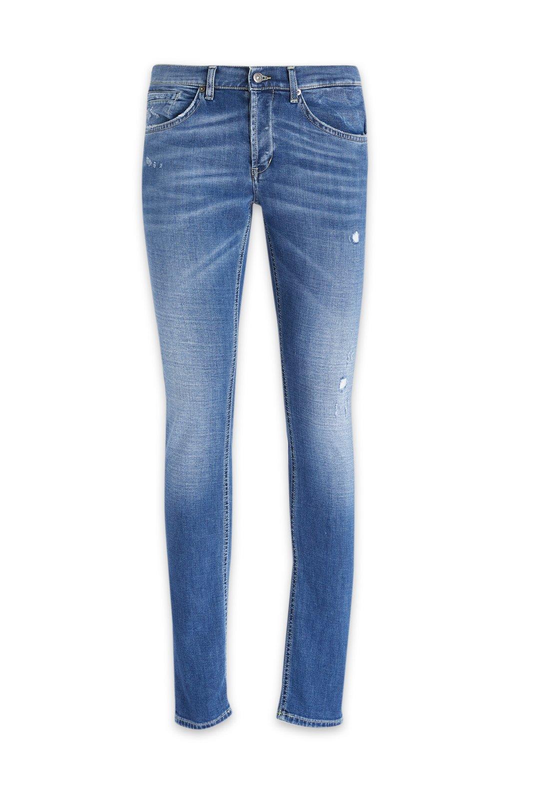 Logo Printed Straight-leg Jeans