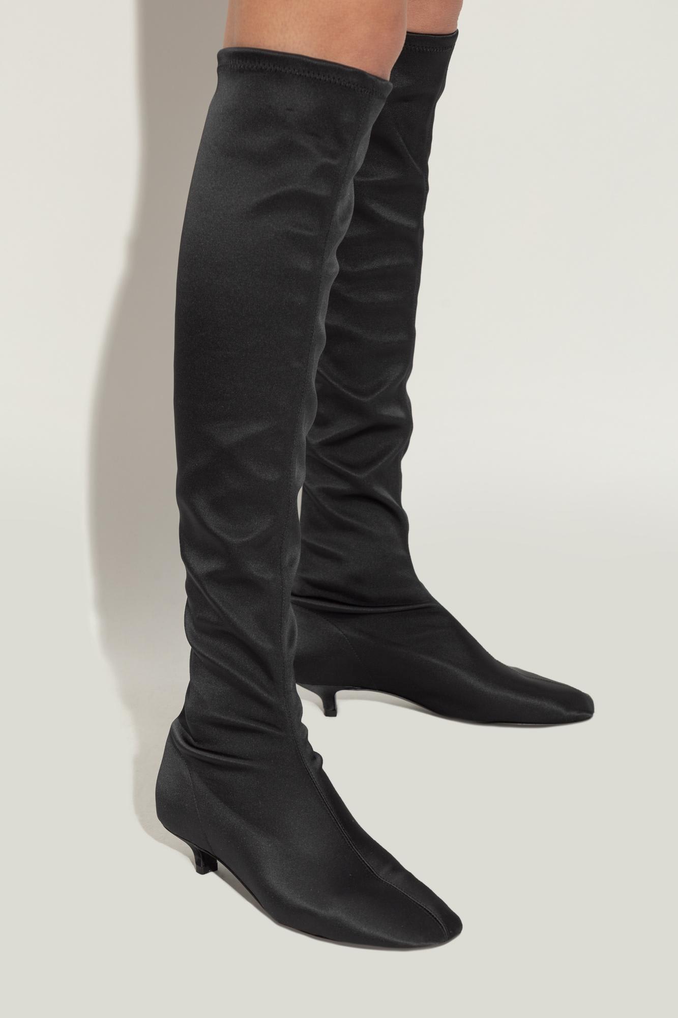 Totême Toteme Over-the-knee Boots In Black
