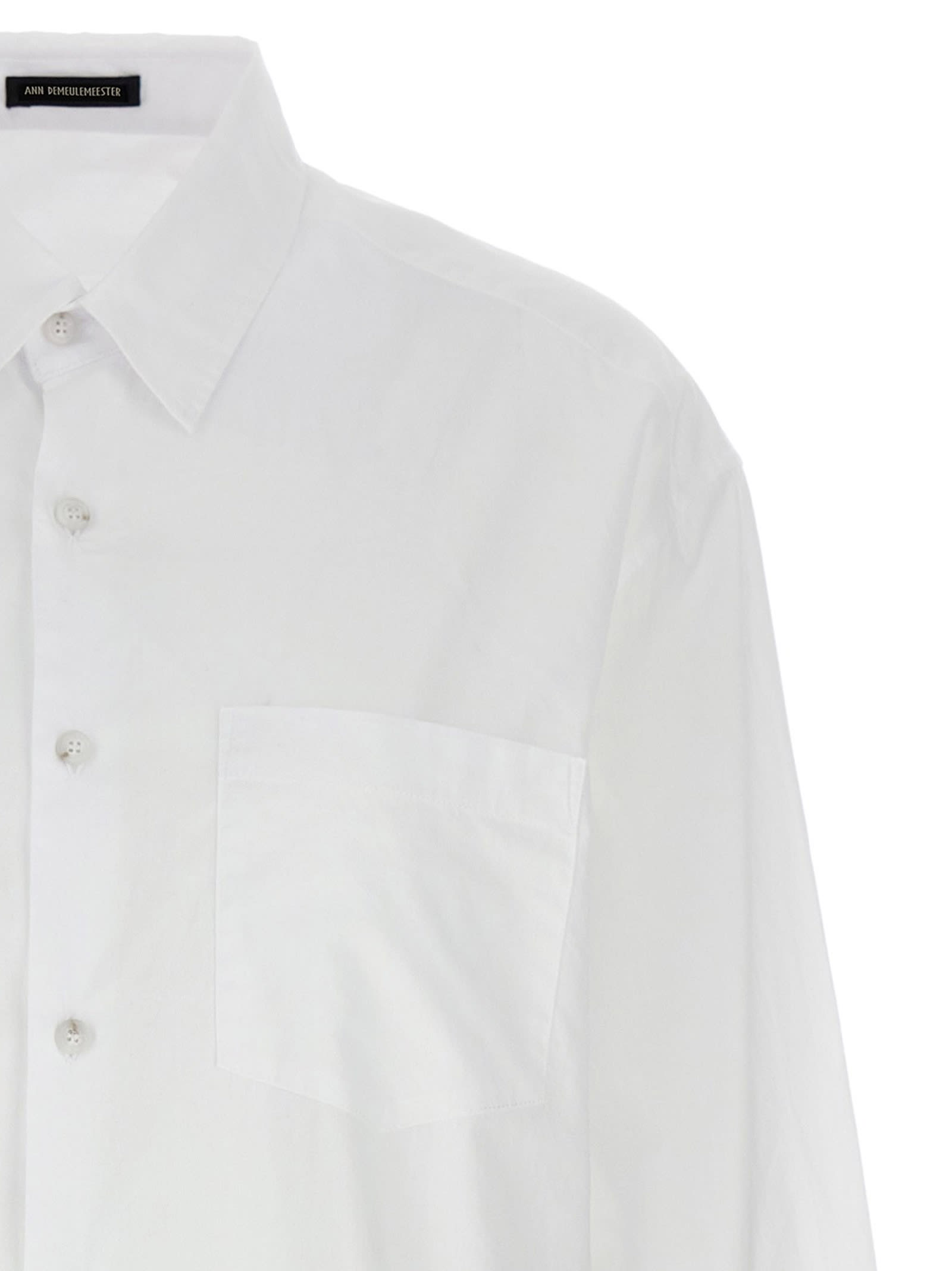 Shop Ann Demeulemeester Elisabeth Shirt In White