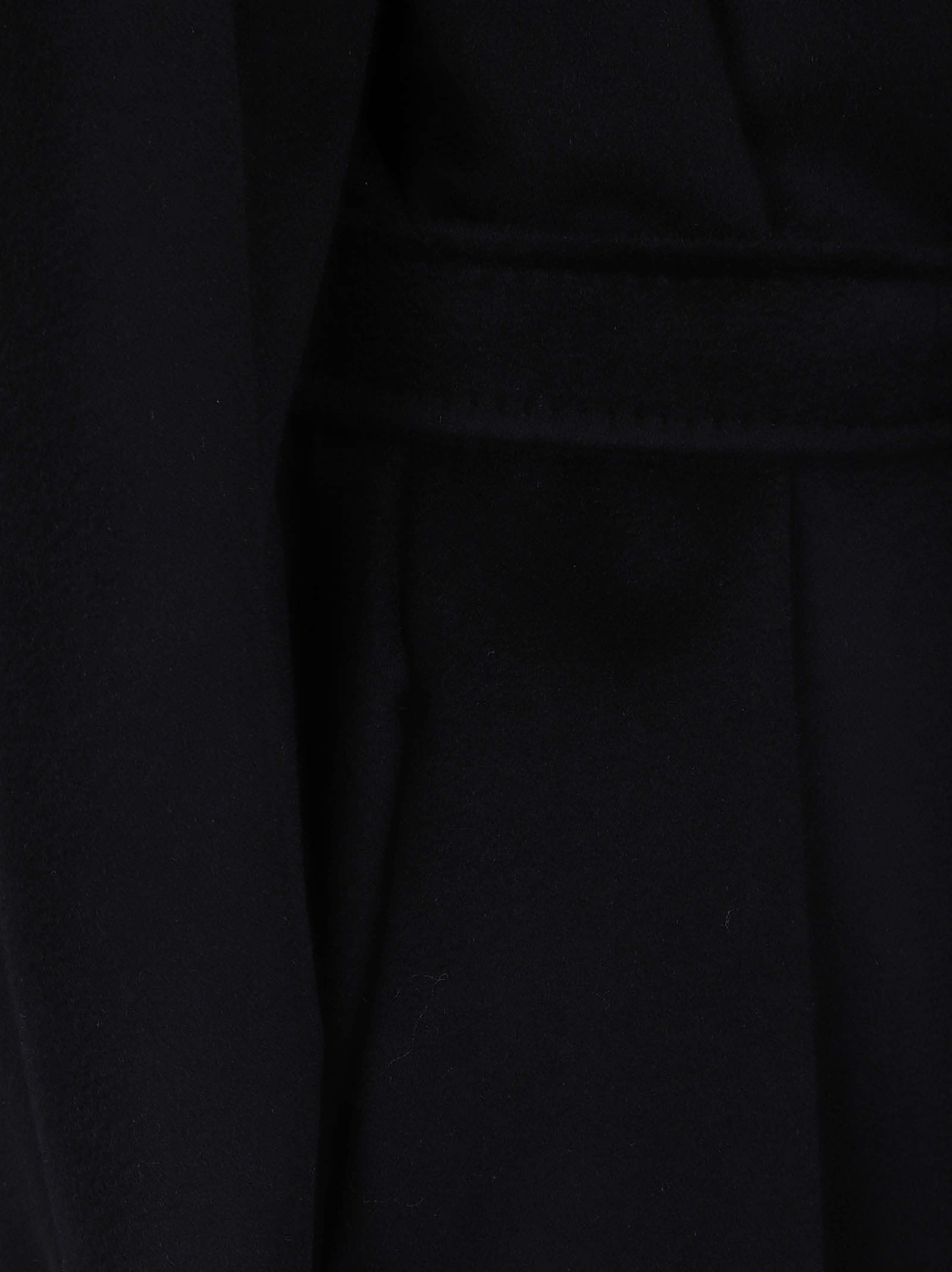Weekend Max Mara Cappotto Lungo In Lana E Alpaca Nero In Black