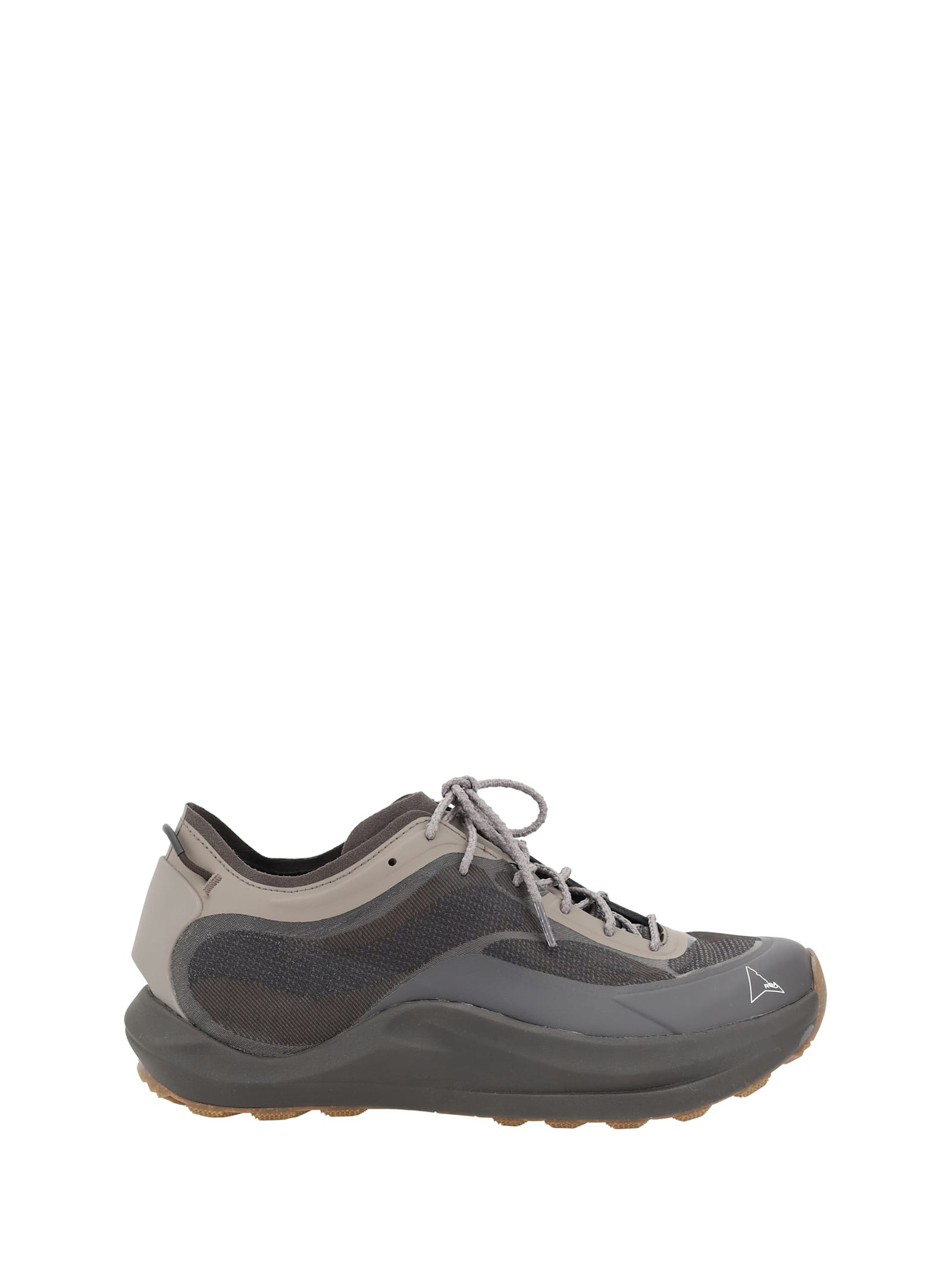 Roa Low-profile Sneakers With Textured Rubber Sole In Brown