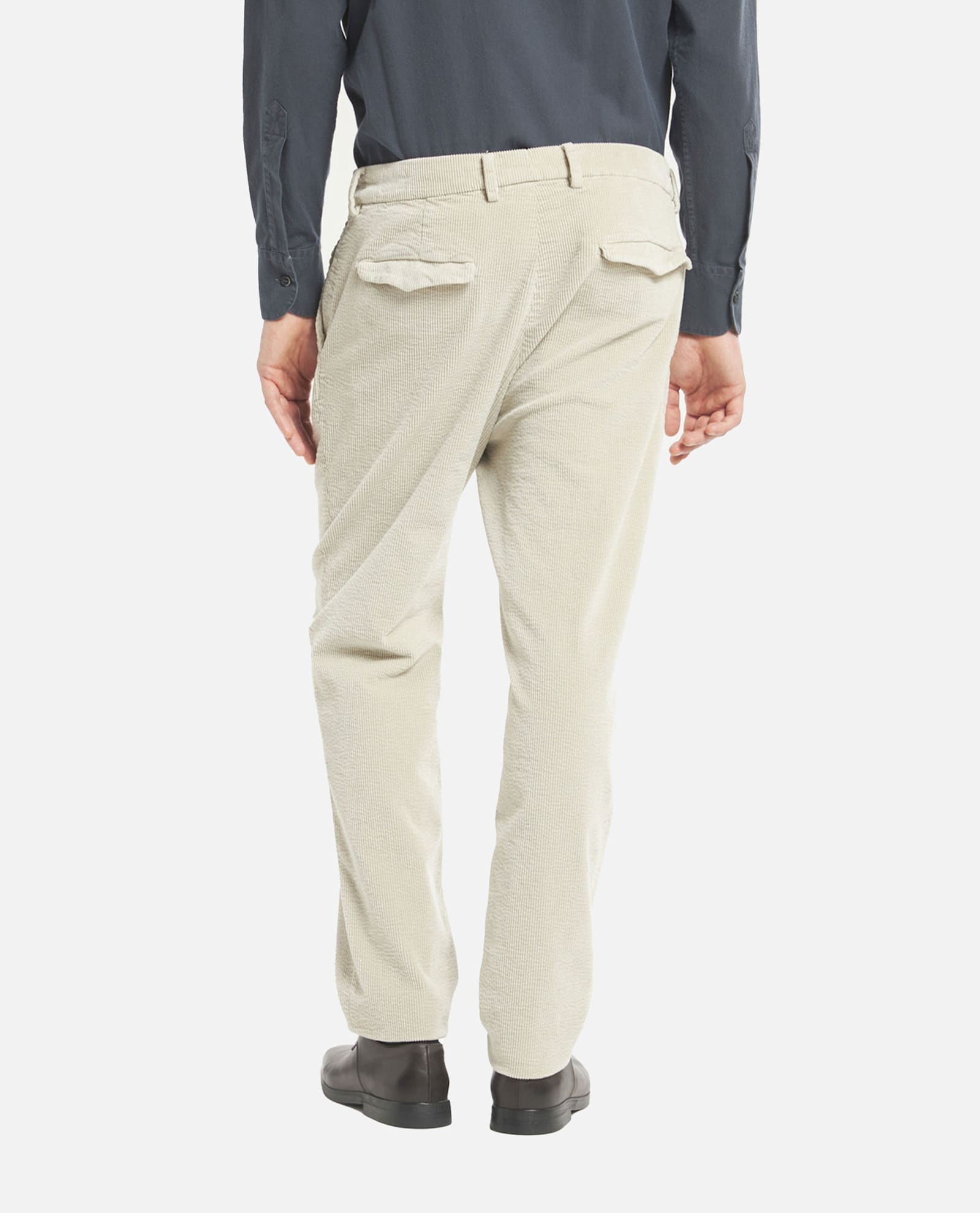 Barena Venezia Slash-pocket Corduroy Trousers In Neutral