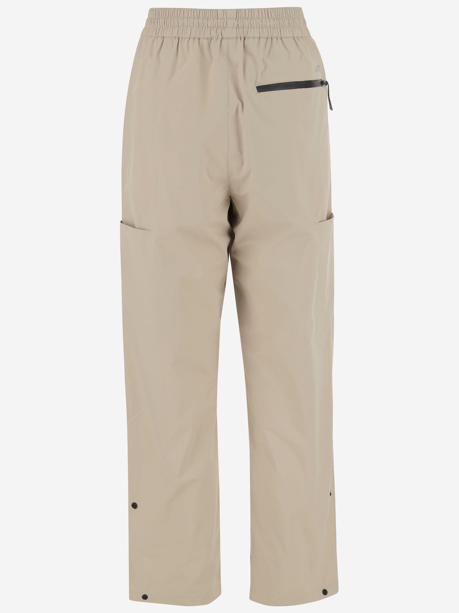 Autry Nylon Jogging Pants With Drawstring In Neutral