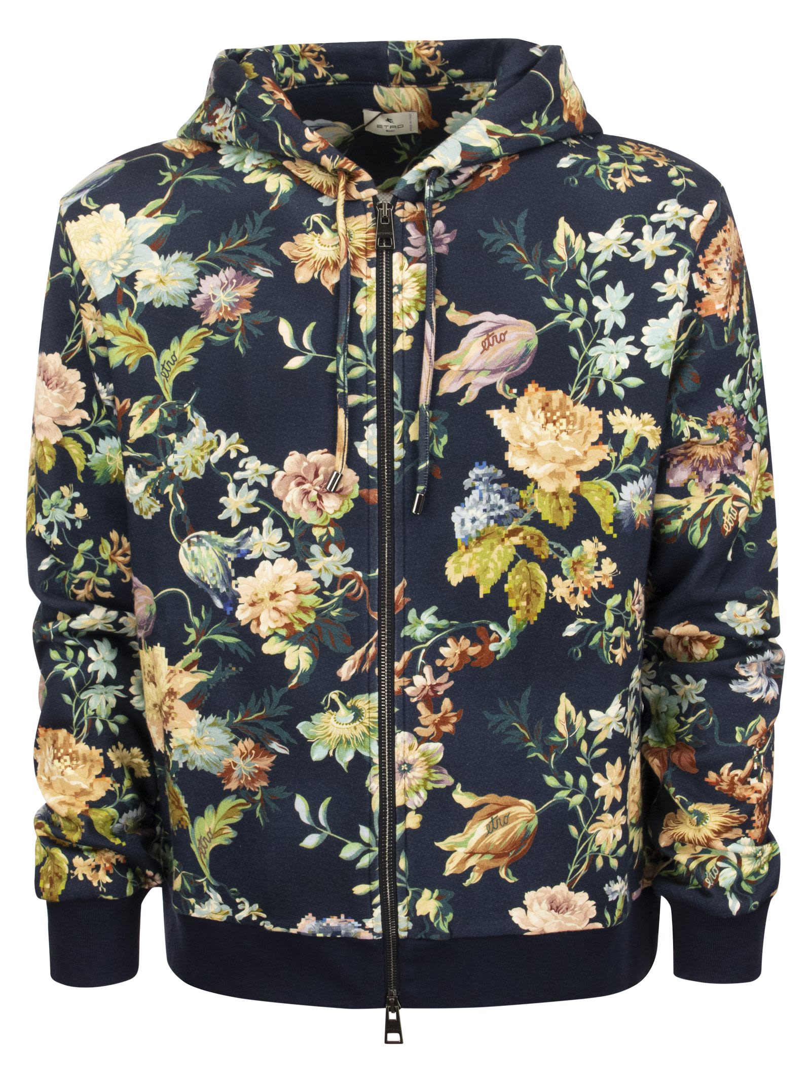 Etro Hoodie With Floral Motifs