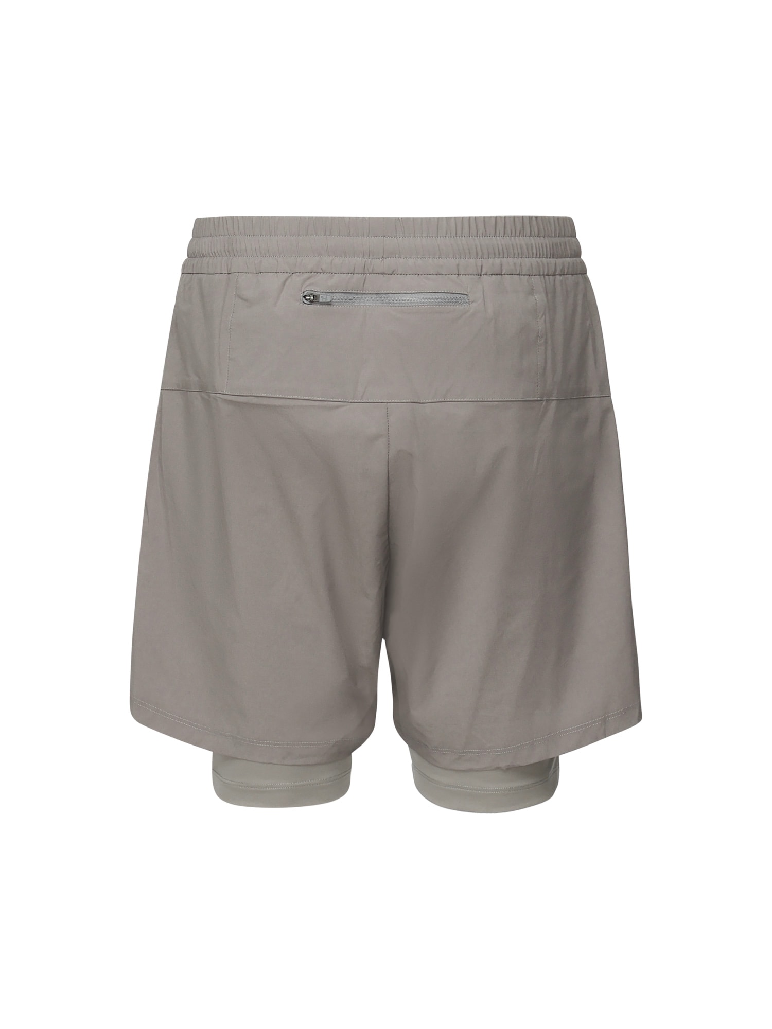 Herno Logo-print Shorts In Gray