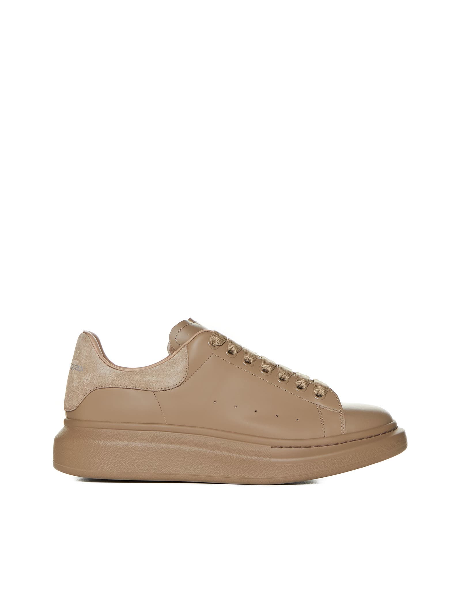 Shop Alexander Mcqueen Sneakers In Stone/stone