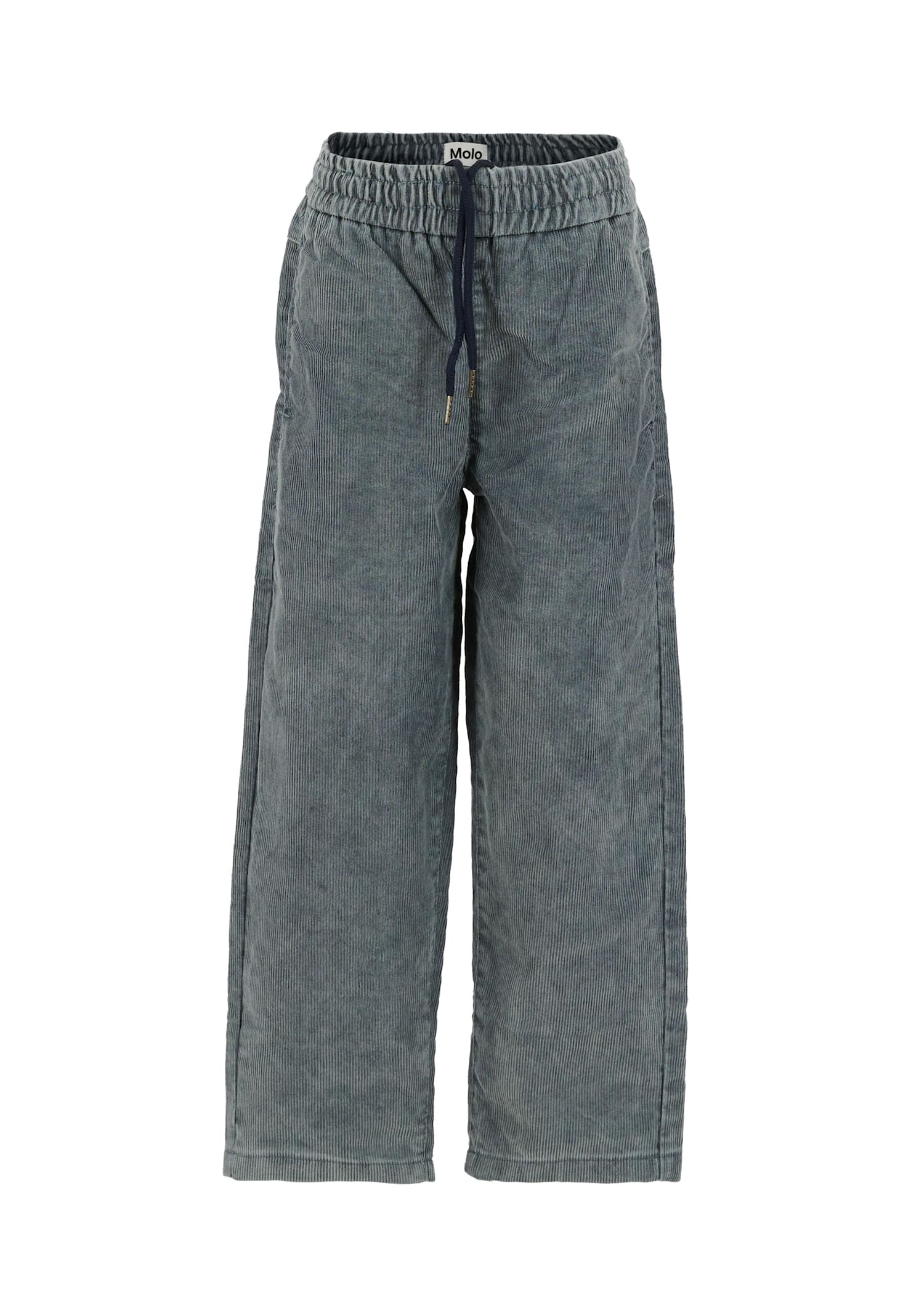 Molo Blue Trousers For Boy In Blue
