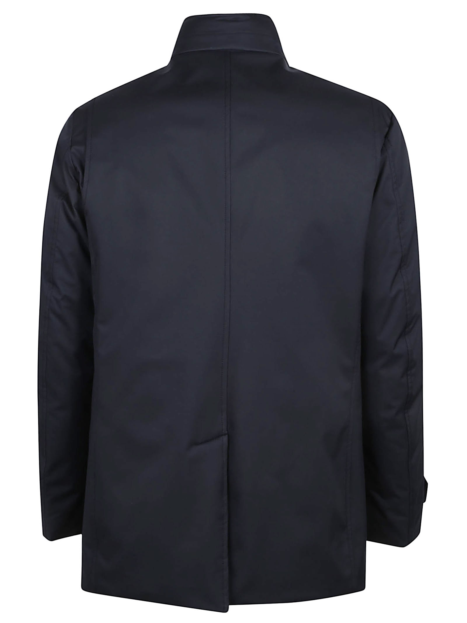 Moorer Skt Arms Jacket With Concealed Hood In Animal Print