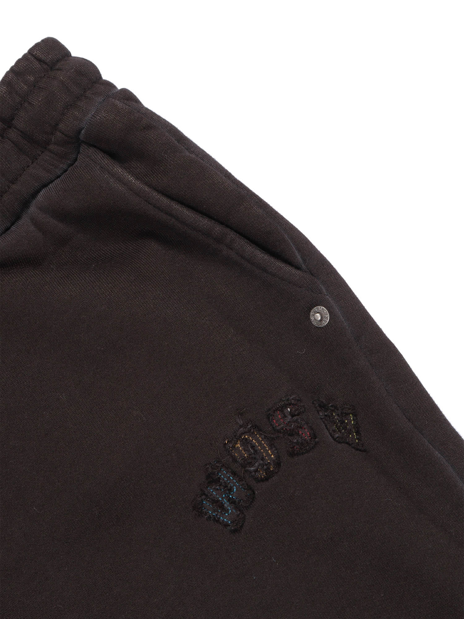 Msgm Washed Fleece Pants Boy In Animal Print