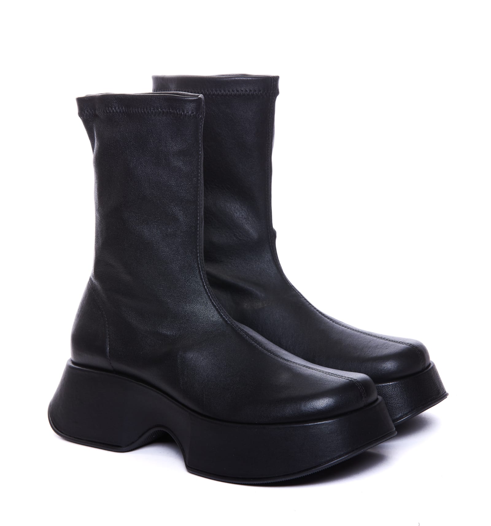 Shop Vic Matie Pulp Booties In Black