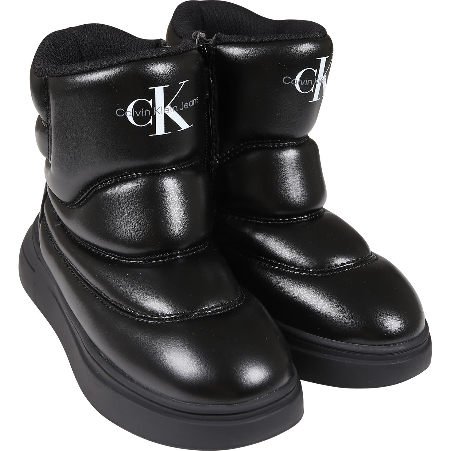 Calvin Klein Kids Logo Boots - 31 - Black - Girls