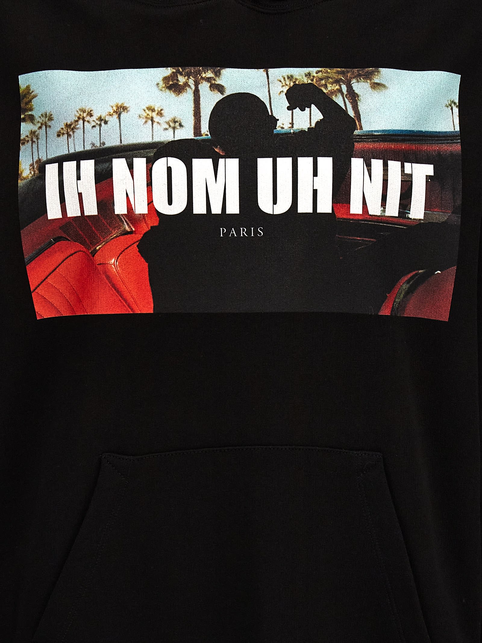 Shop Ih Nom Uh Nit Palms And Car Hoodie In Black