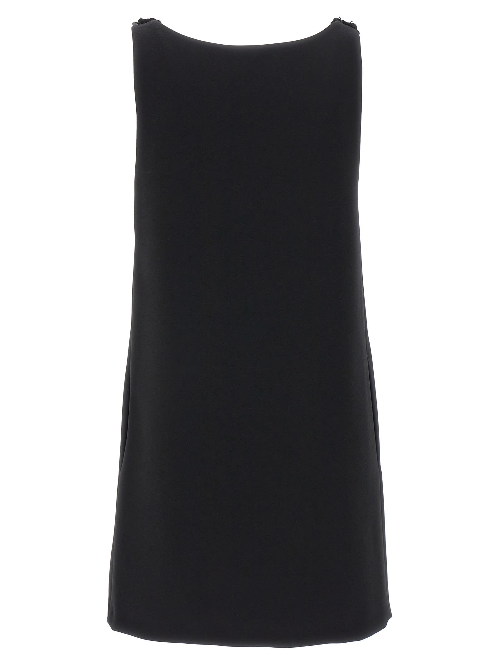 Max Mara Delis Mini Dress In Black