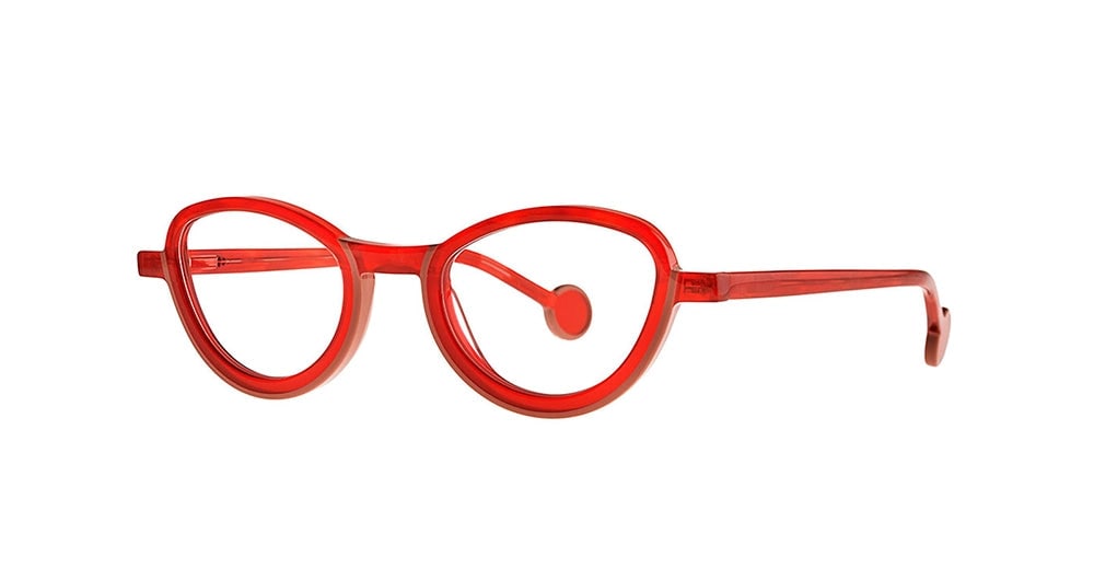 Shop Theo Eyewear Swing - 12 Glasses In Red