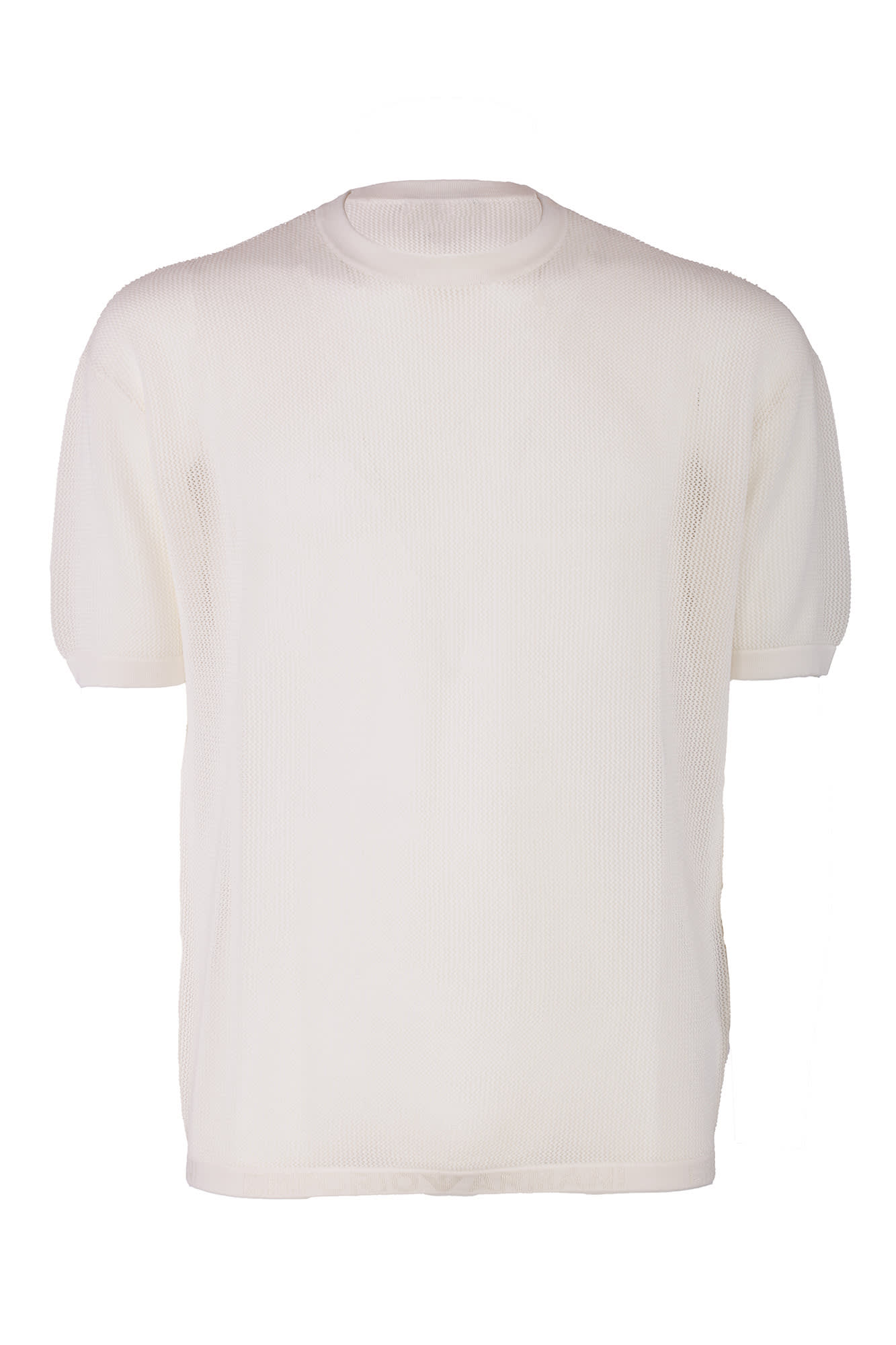 Emporio Armani T-shirts And Polos Cream