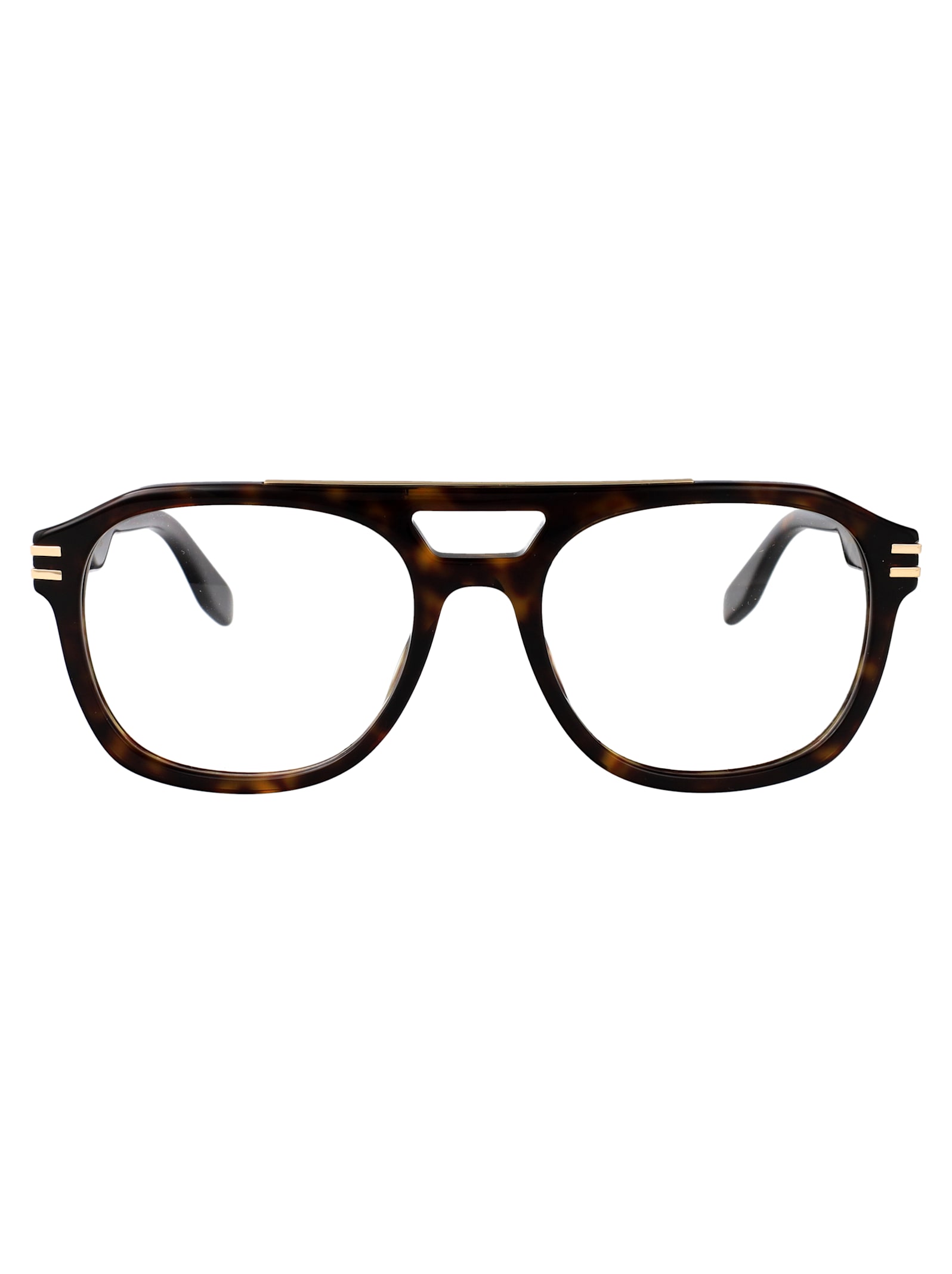 Marc Jacobs Geometric Flat Mirror In Brown